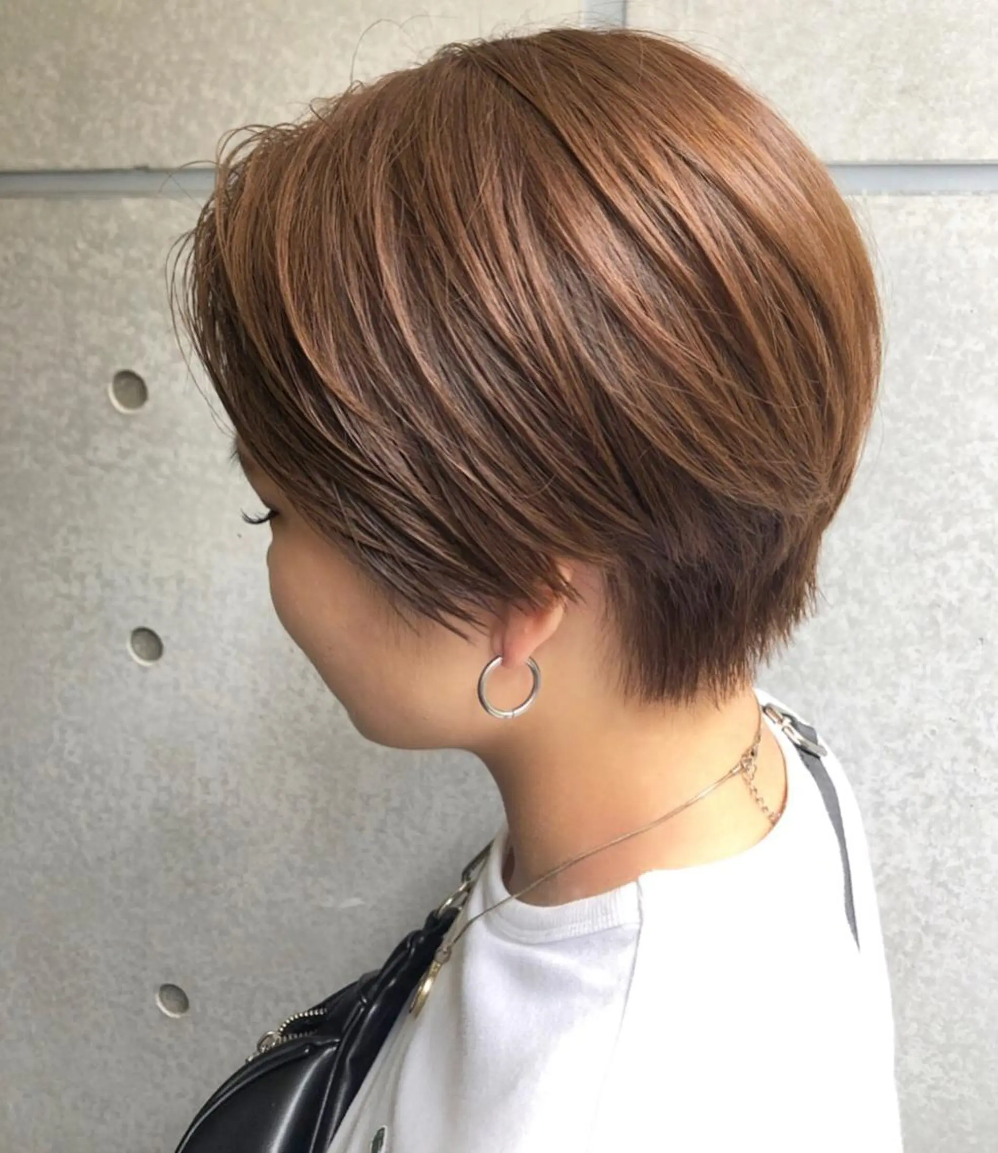 ショート カラー 🤎ベージュカラー 🐶メンズパーマのヘアスタイル