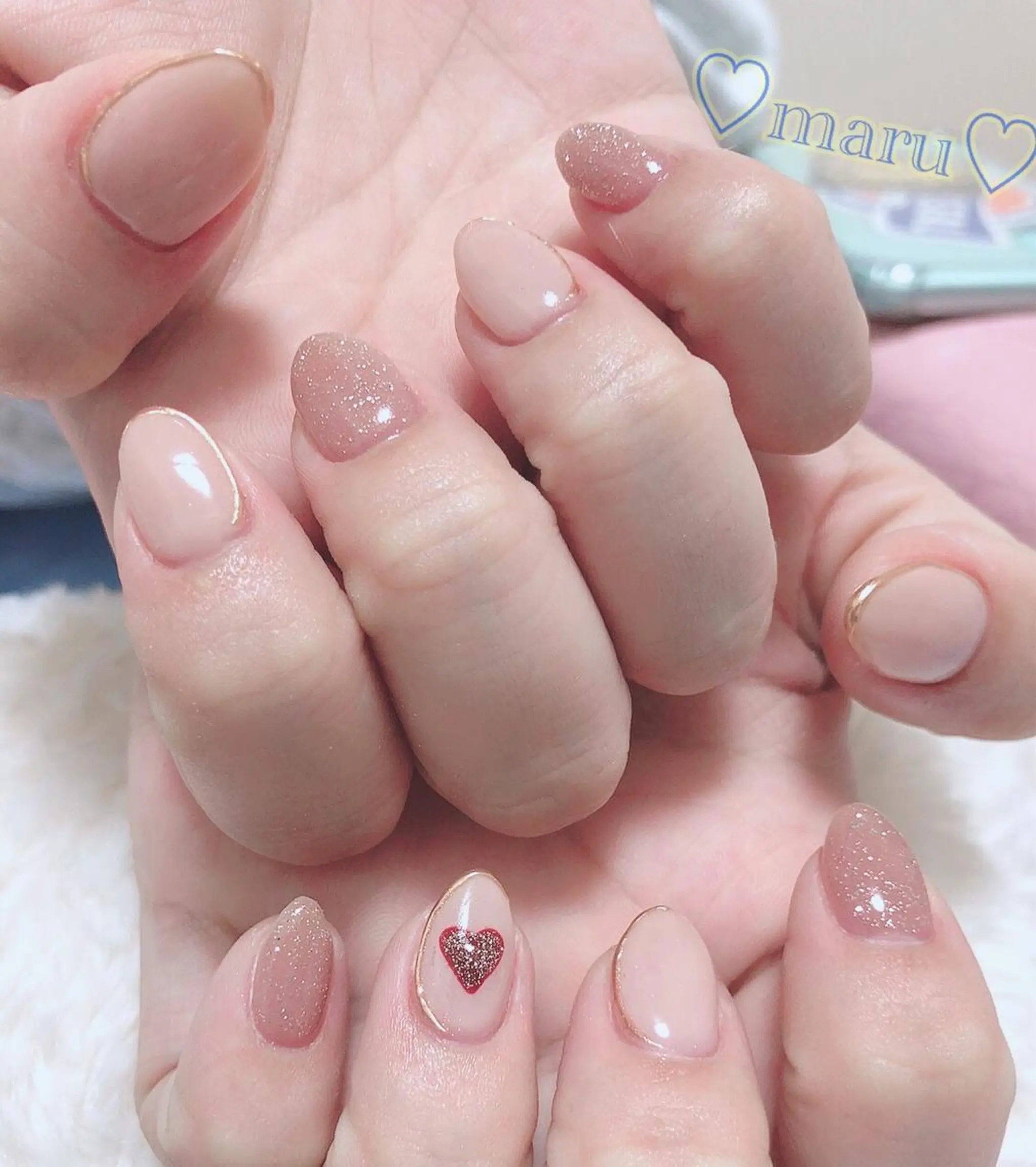 ネイル ハンドネイル フットネイル まるみ ♡のネイルデザイン