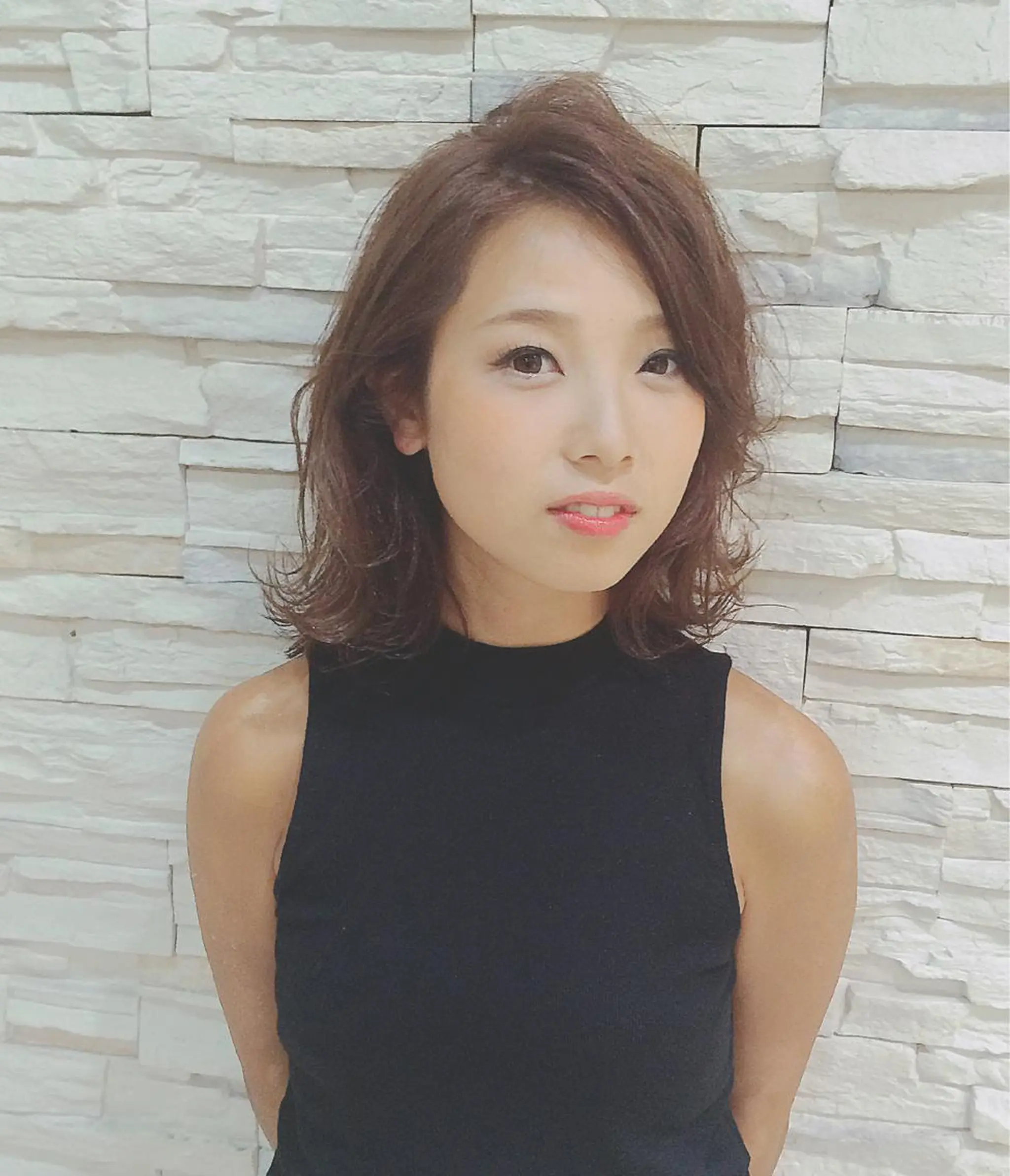 ミディアム 新宿 木下拓哉のヘアスタイル