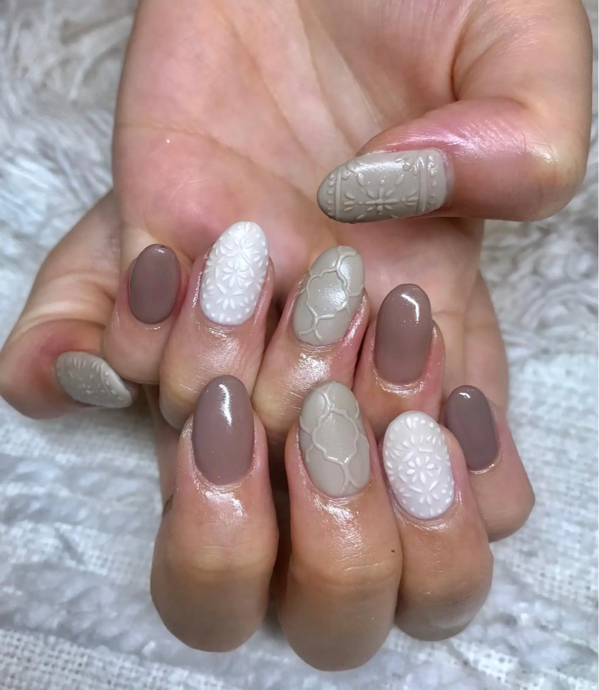 ミディアム ネイル nail&eye Aoのマツエク・マツパデザイン