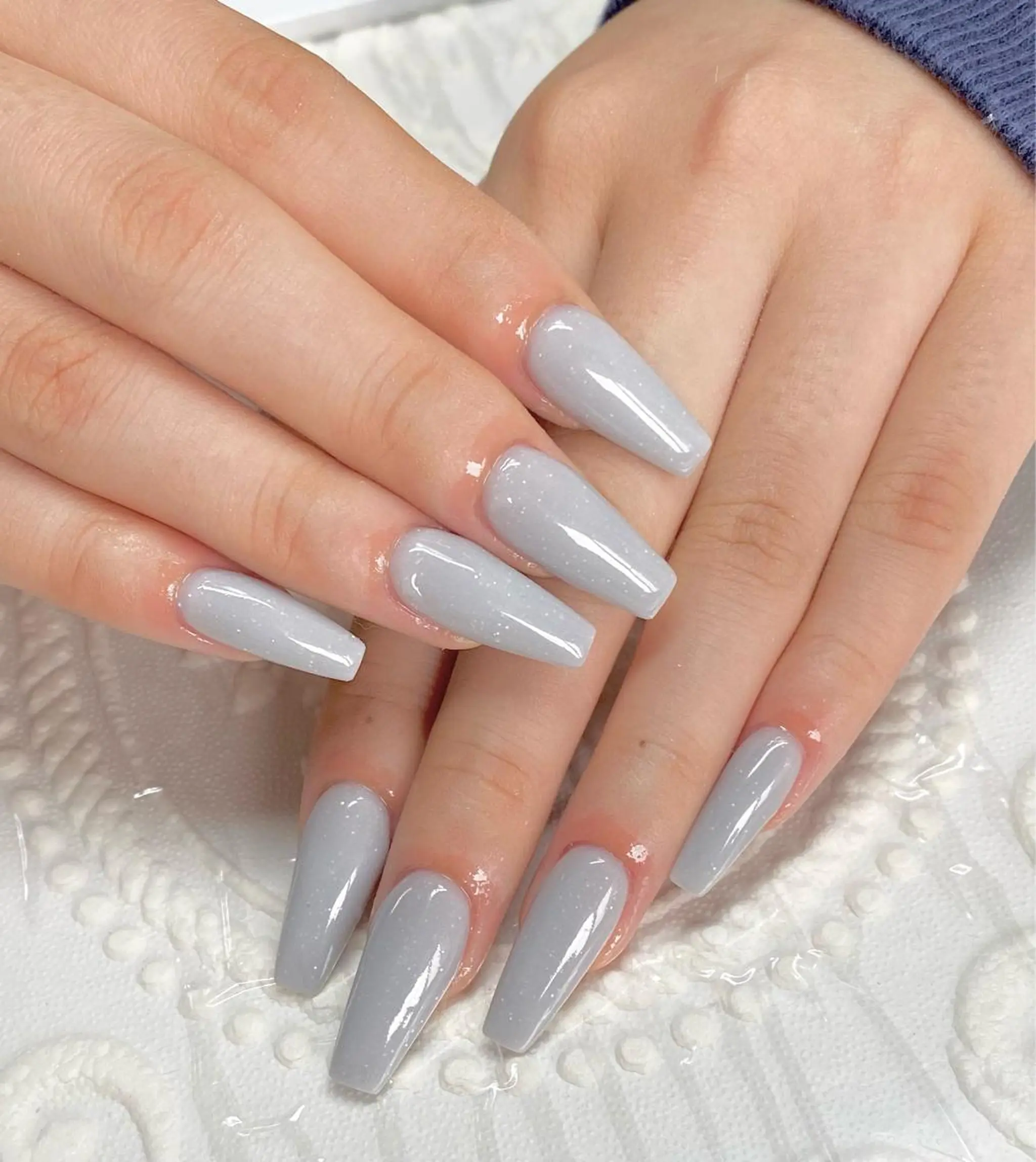 ロング ネイル ラメ(グリッター) ハンドネイル lune nail_2017のその他イメージ