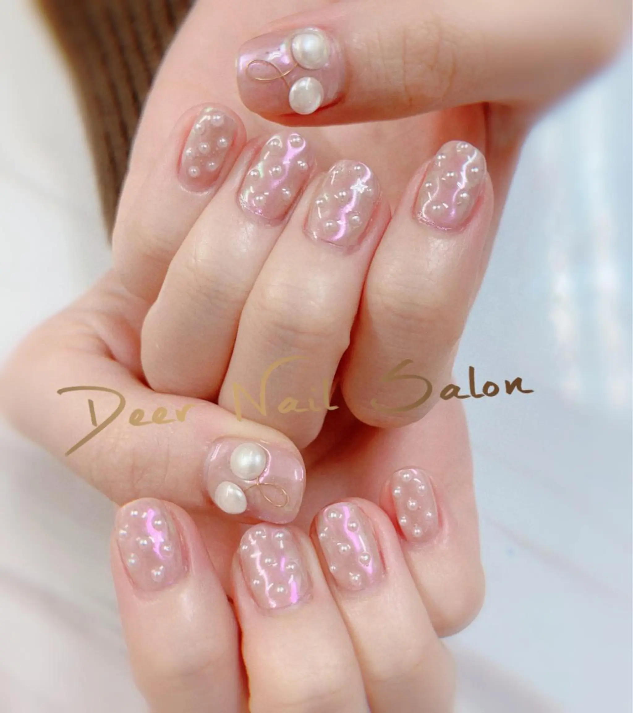 ネイル ハンドネイル Peachy 🍑のネイルデザイン