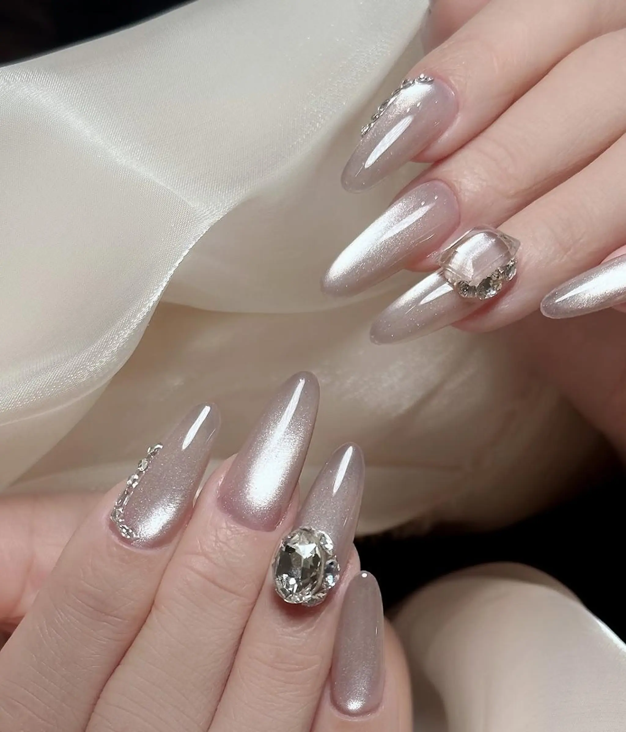 ネイル 長いだし/スカルプ/ パラシェルN.oneのネイルデザイン