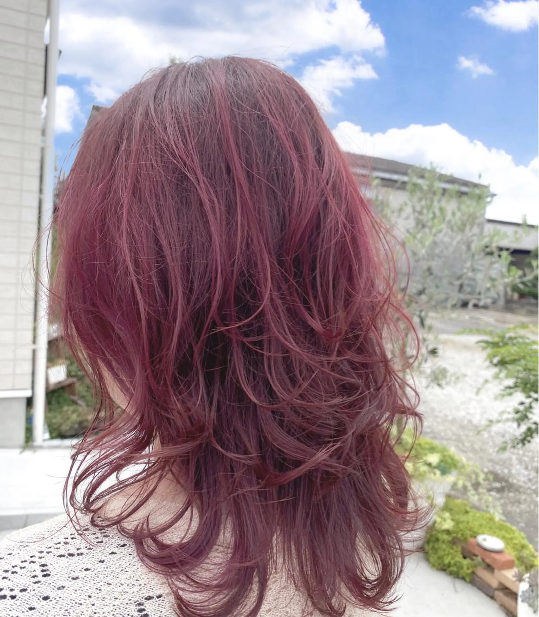 ミディアム カラー noppo所属・NOPPO 和泉市 美容室／奥村　飛鳥のヘアスタイル