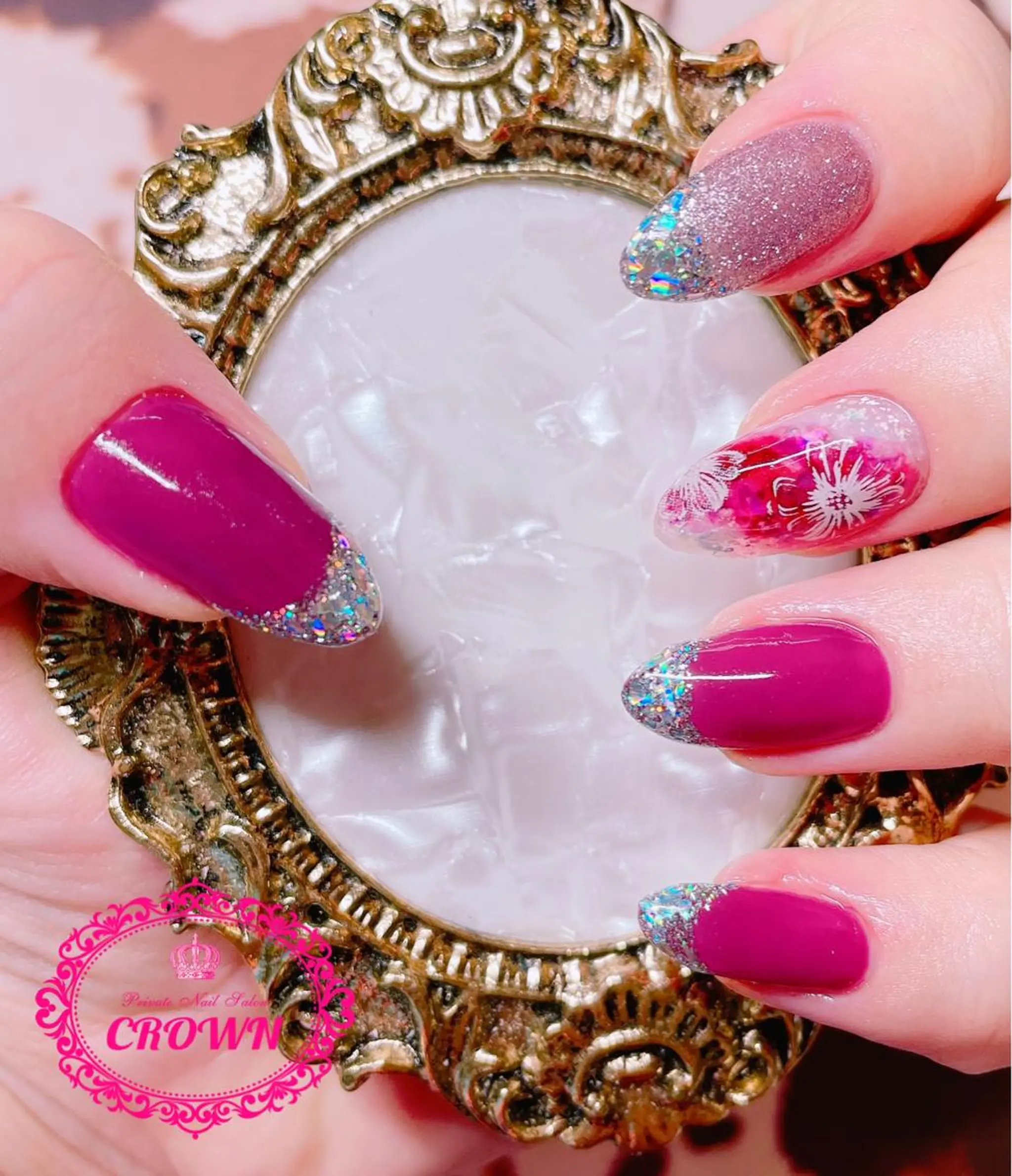ネイル CROWN プライベートサロンのネイルデザイン
