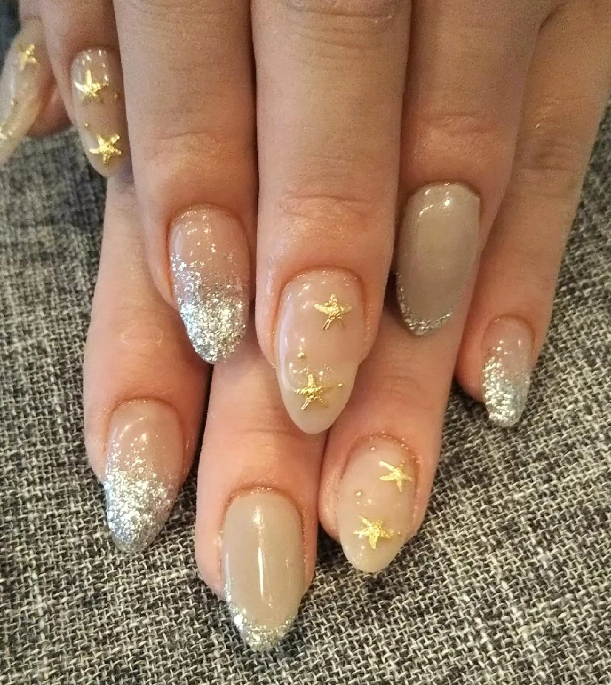 ネイル キラキラネイル ハンドネイル private salon mieのネイルデザイン