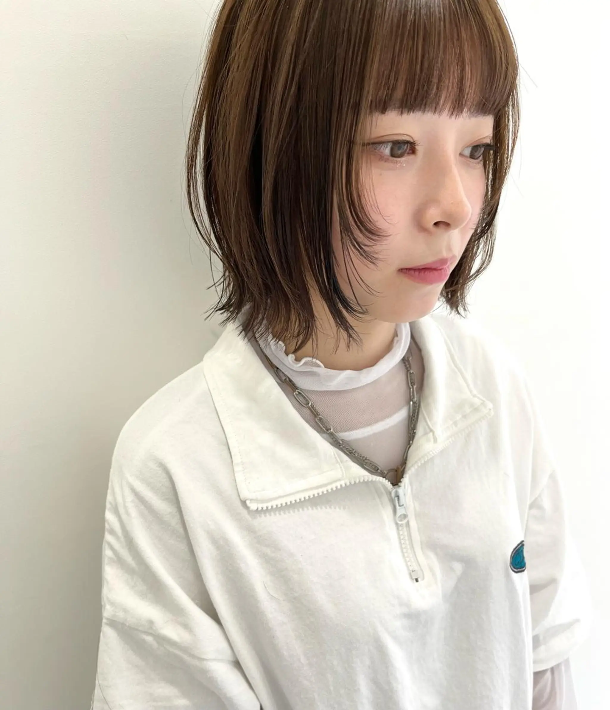 ミディアム 長谷川 未來のヘアスタイル