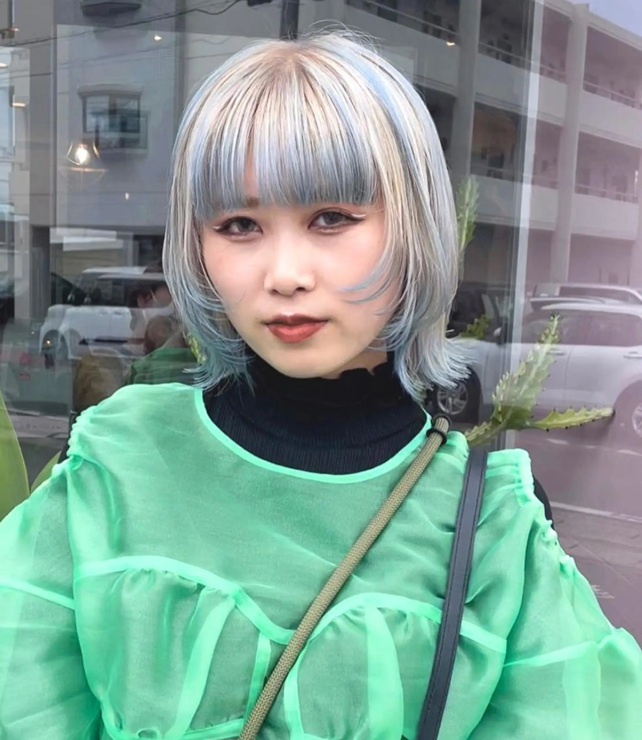 ショート カラー ベージュ/透明感/ 桃子🎀のヘアスタイル