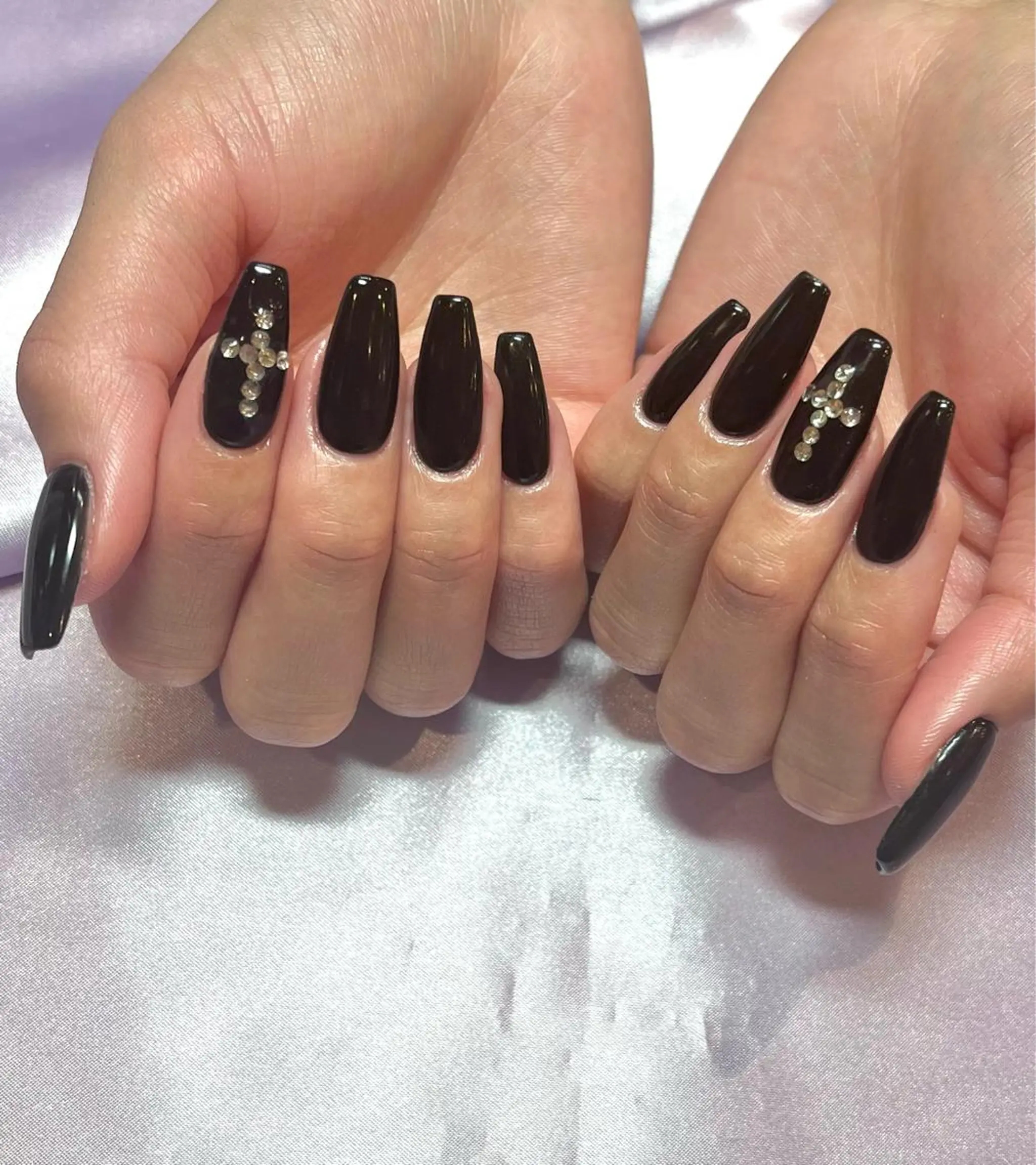 ネイル ジェルネイル キラキラネイル ロングネイル ワンカラーネイル ぷっくりネイル ハンドネイル para ☀︎ sol by BECK所属・Para Sol nail　Maoのネイルデザイン