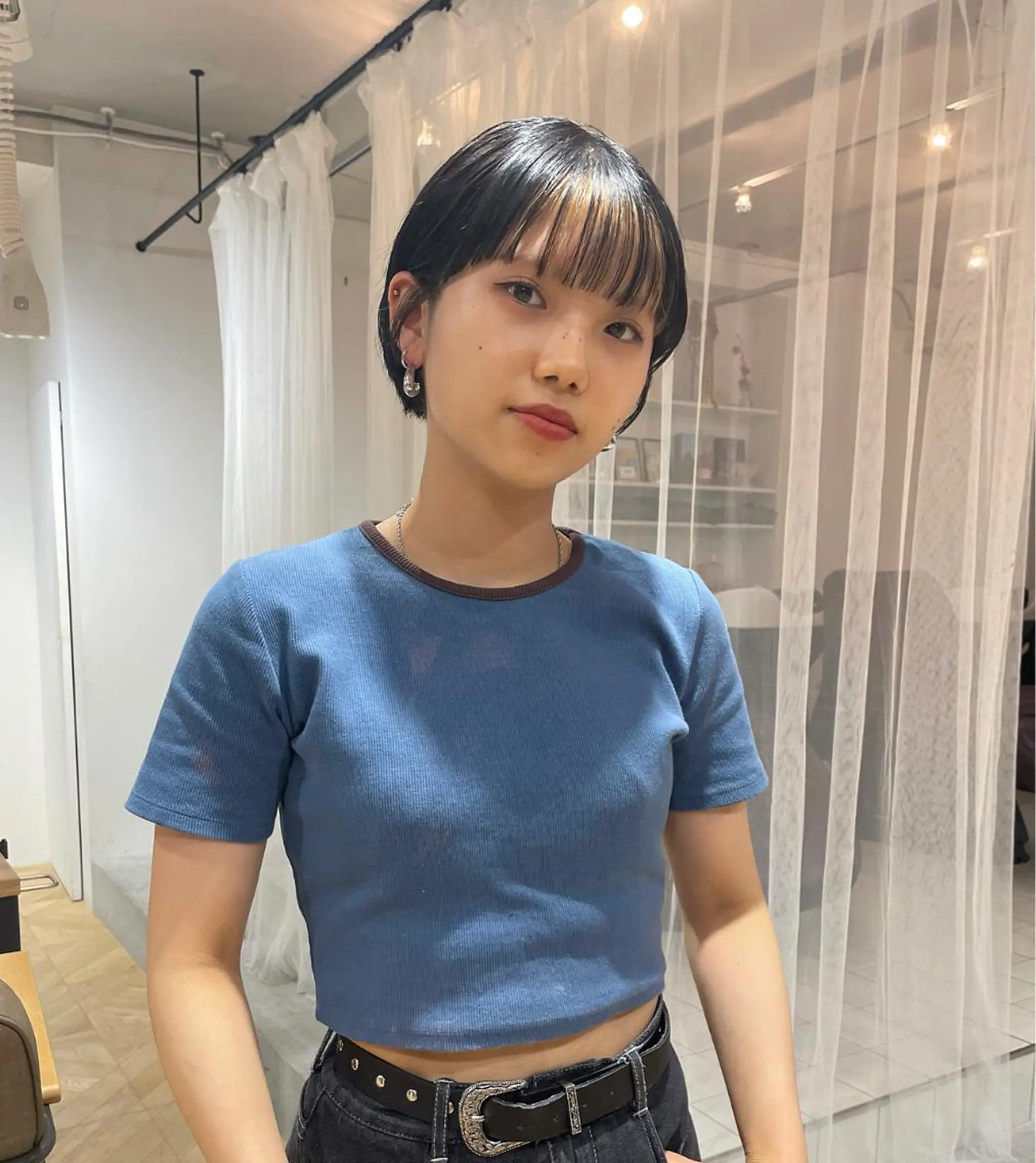 ショート カラー インナーカラー ショートヘア chiharu ボブ/レイヤーのヘアスタイル