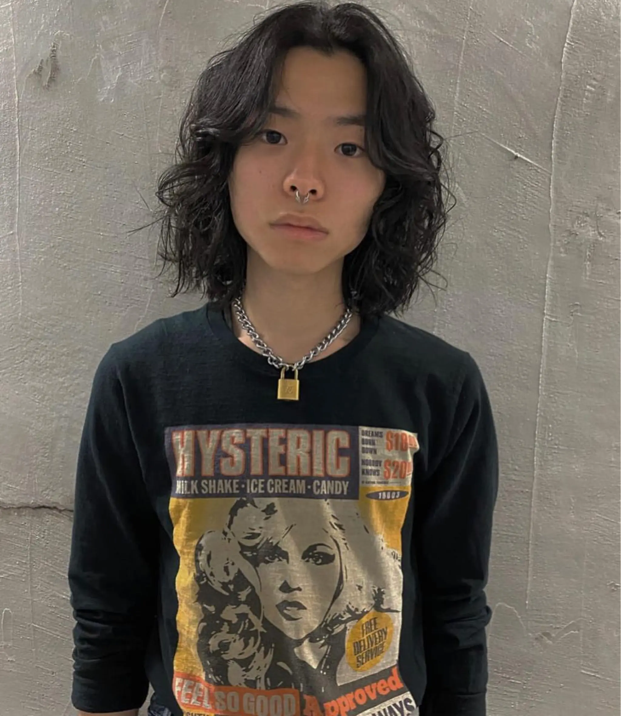 ミディアム パーマ メンズ ミディアムパーマ メンズパーマ パーマ トリートメント パーマ、髪質改善 カズマのヘアスタイル