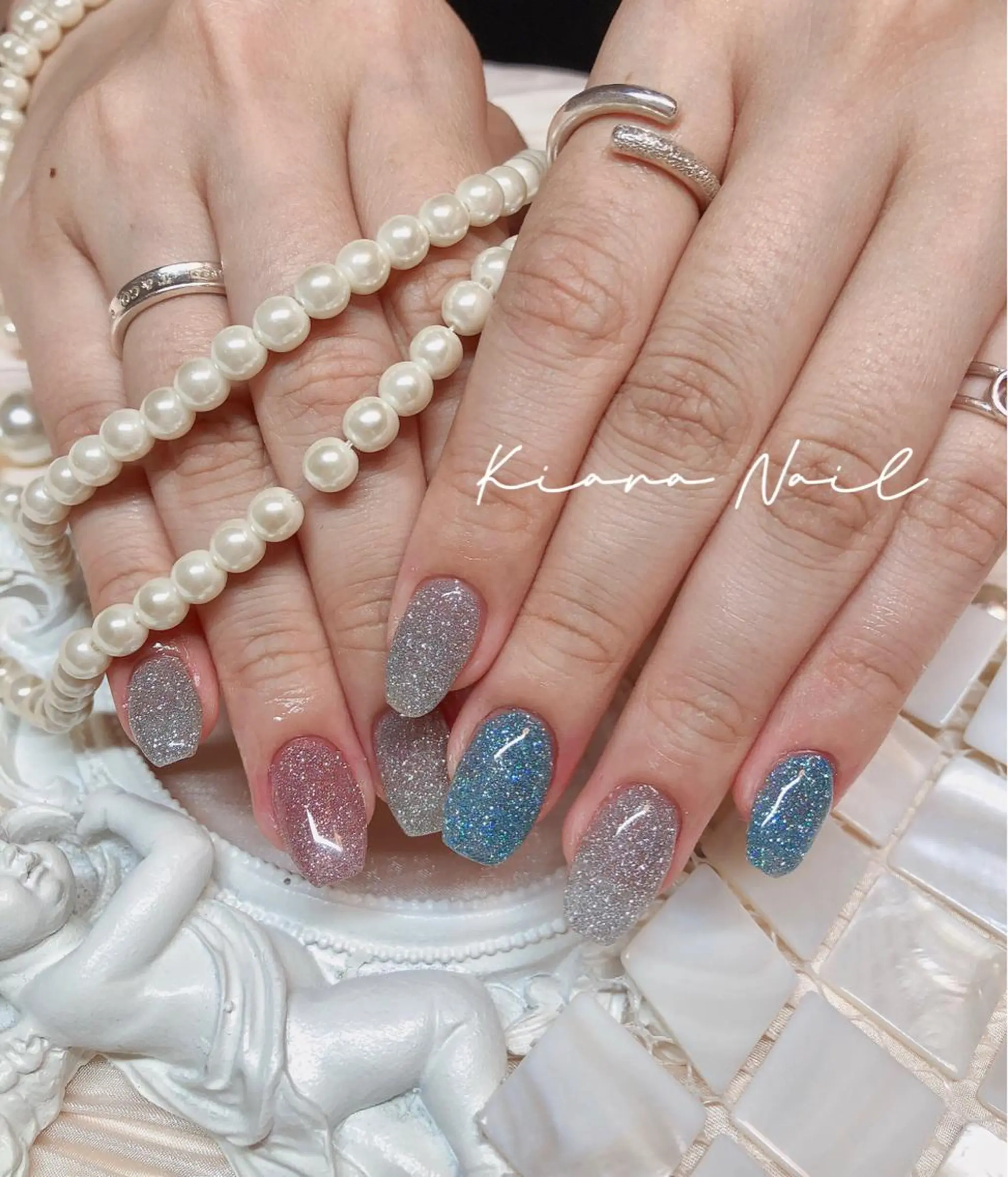 ネイル フラッシュネイル 🍭Kiara Nail🍭のネイルデザイン