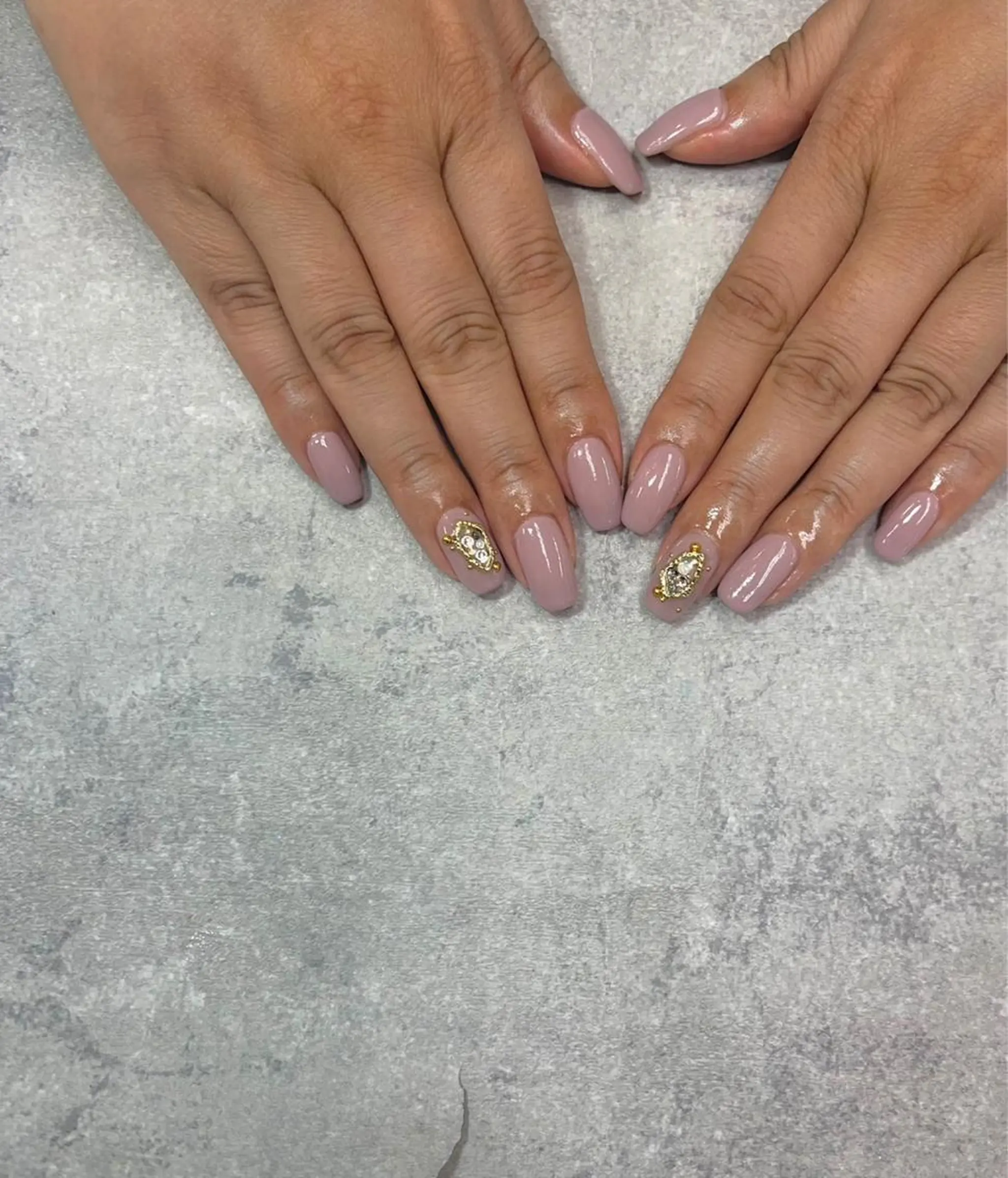 ネイル ワンカラーネイル ピンク 春ネイル ハンドネイル FASTNAIL PLUS 新宿店のネイルデザイン