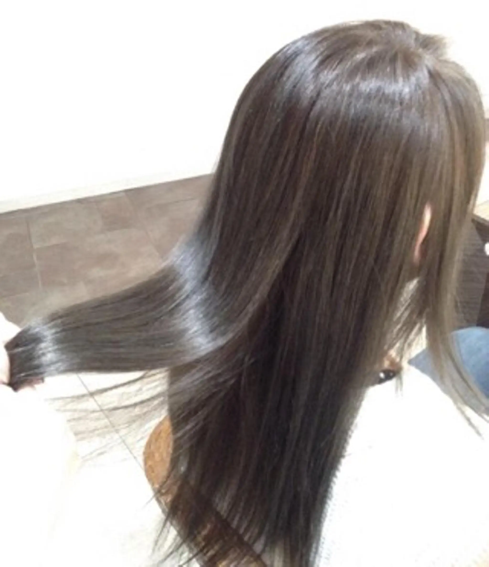 ロング ブリーチなしダブル/ レイヤーカット 小棹のヘアスタイル