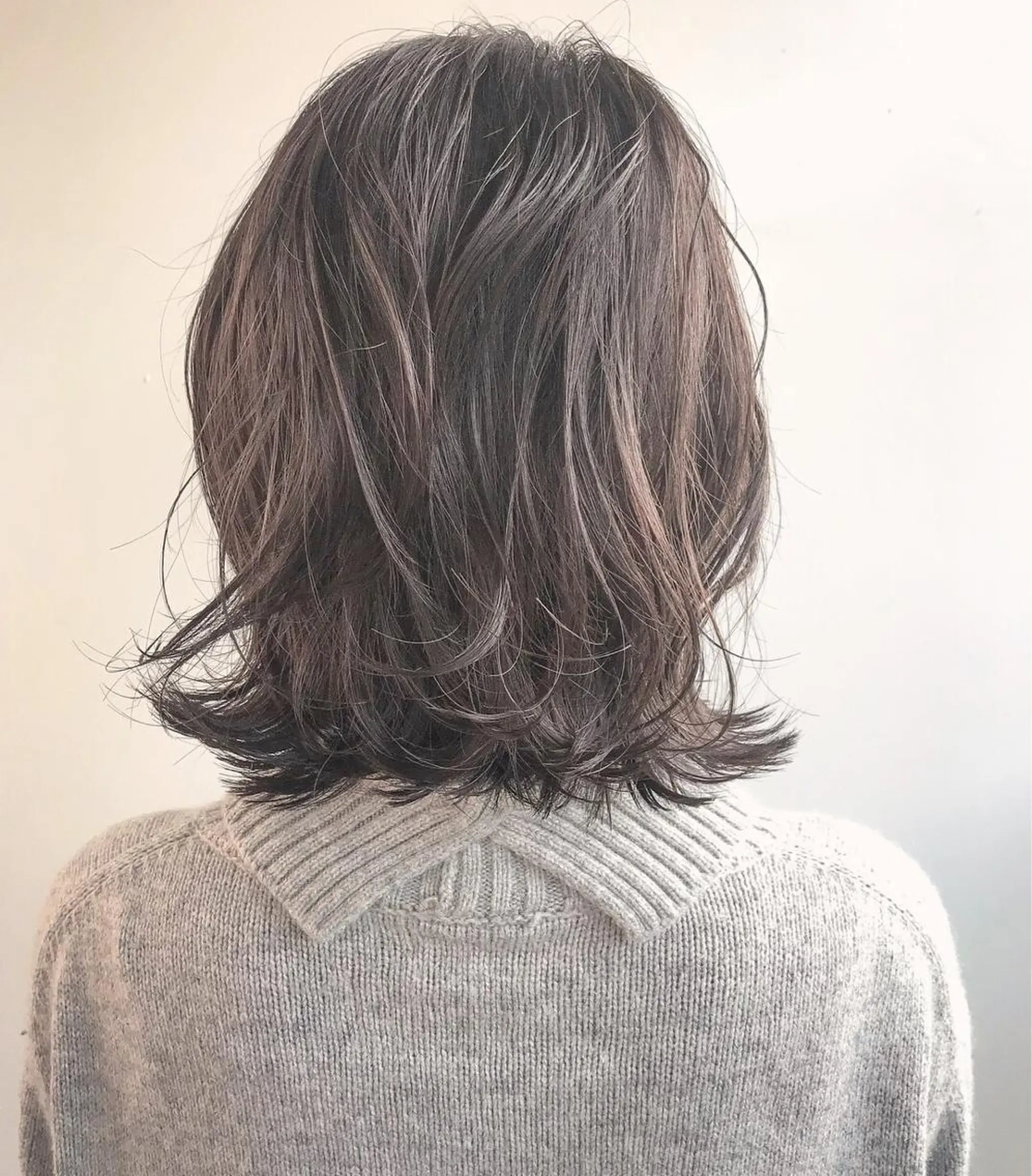 ミディアム カラー ショート/レイヤー なら石井知希のヘアスタイル