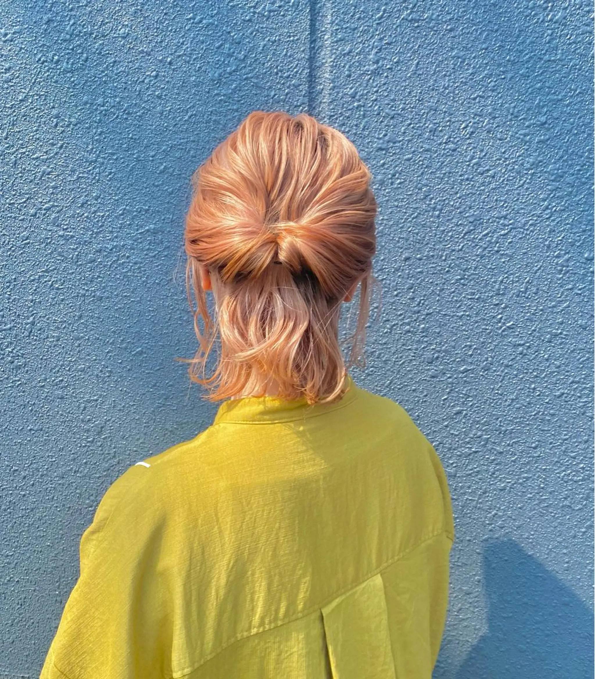 ミディアム カラー パーマ ヘアアレンジ 🍀髪質改善 ケアカラーrootsのヘアスタイル