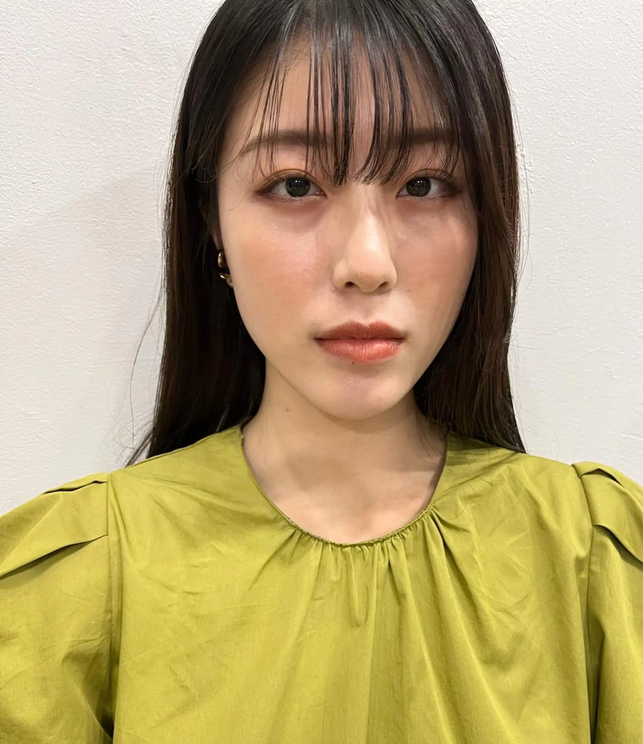 ロング ハイライト 髪質改善 縮毛矯正 トリートメント GO TODAY シェアサロン 表参道Flos店所属・nishi fuyumiのヘアスタイル