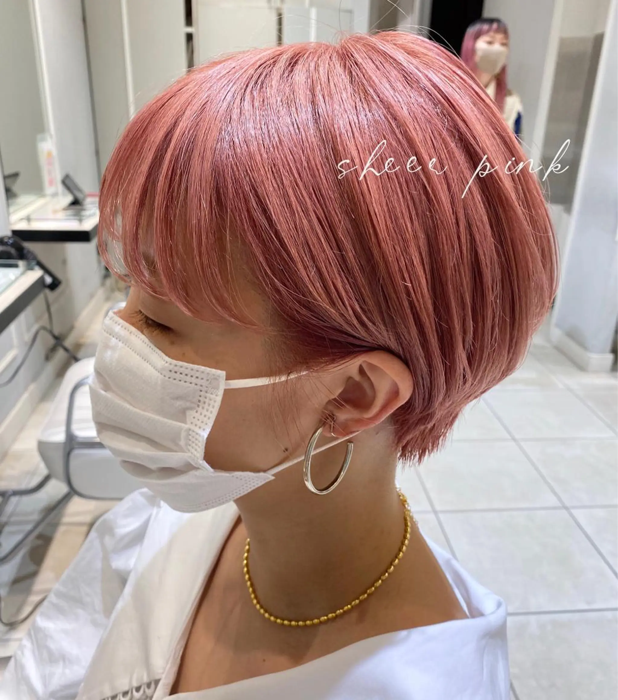 ショート カラー ブリーチ ヘアカラー トリートメント 韓国ヘア🇰🇷 トヨキトキコのヘアスタイル