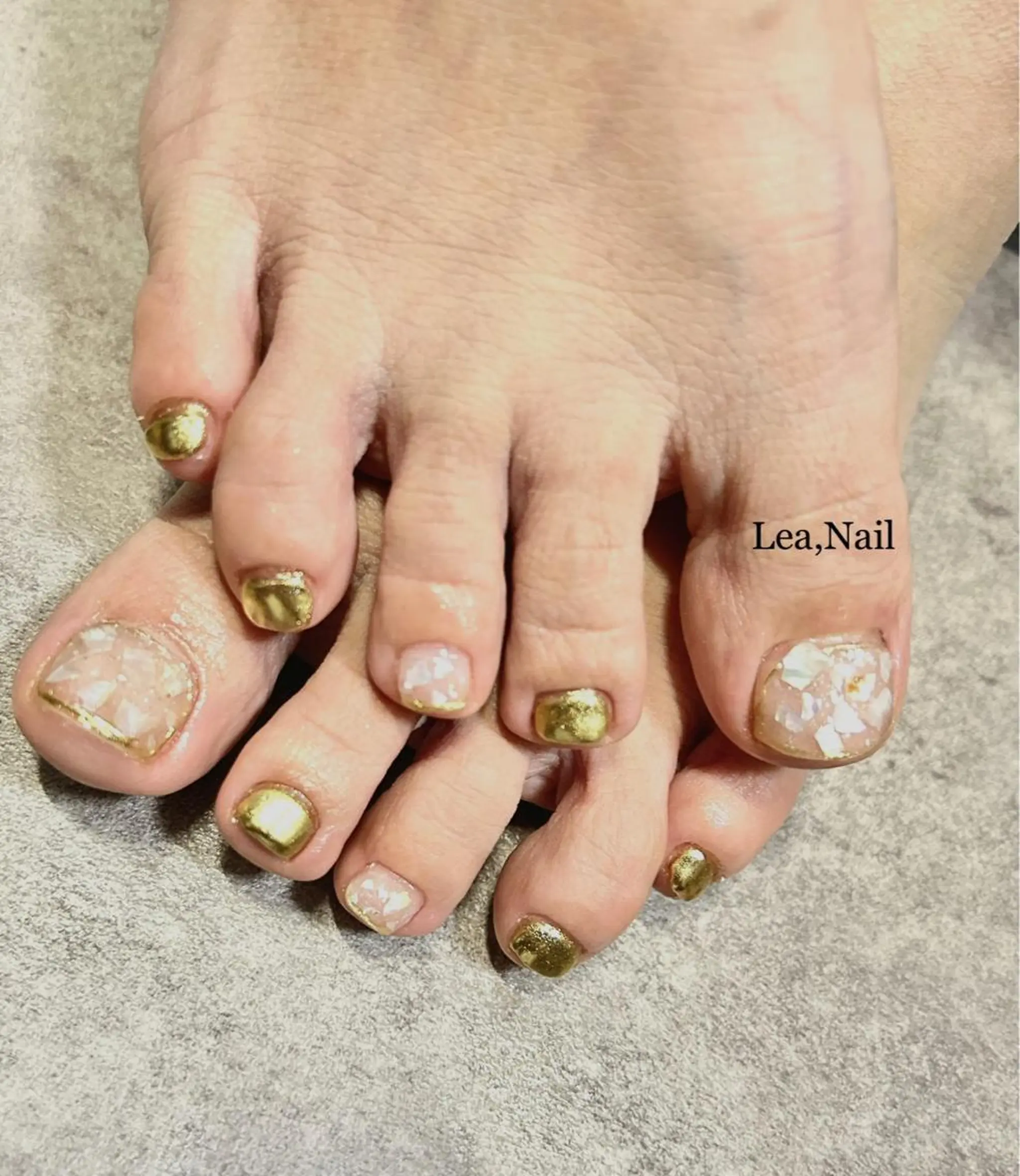 ネイル フットネイル Lea,Nail所属・松橋 愛のネイルデザイン