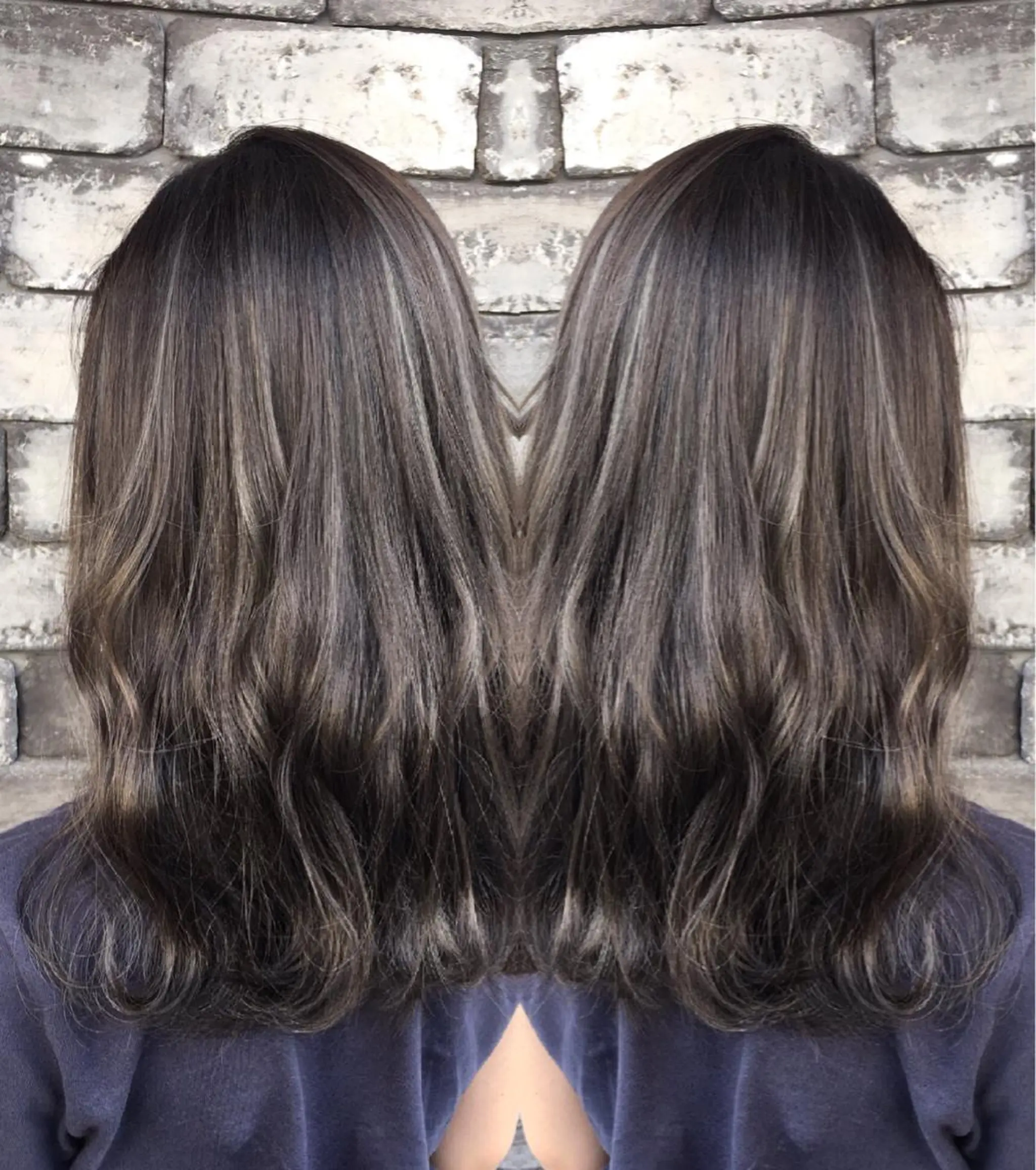 セミロング 3Dハイライト 外国人風カラー ハイライト ヘアカラー トリートメント ヘアセット ❤️千葉県代表❤️ 店長❤️柿本翔一朗のヘアスタイル