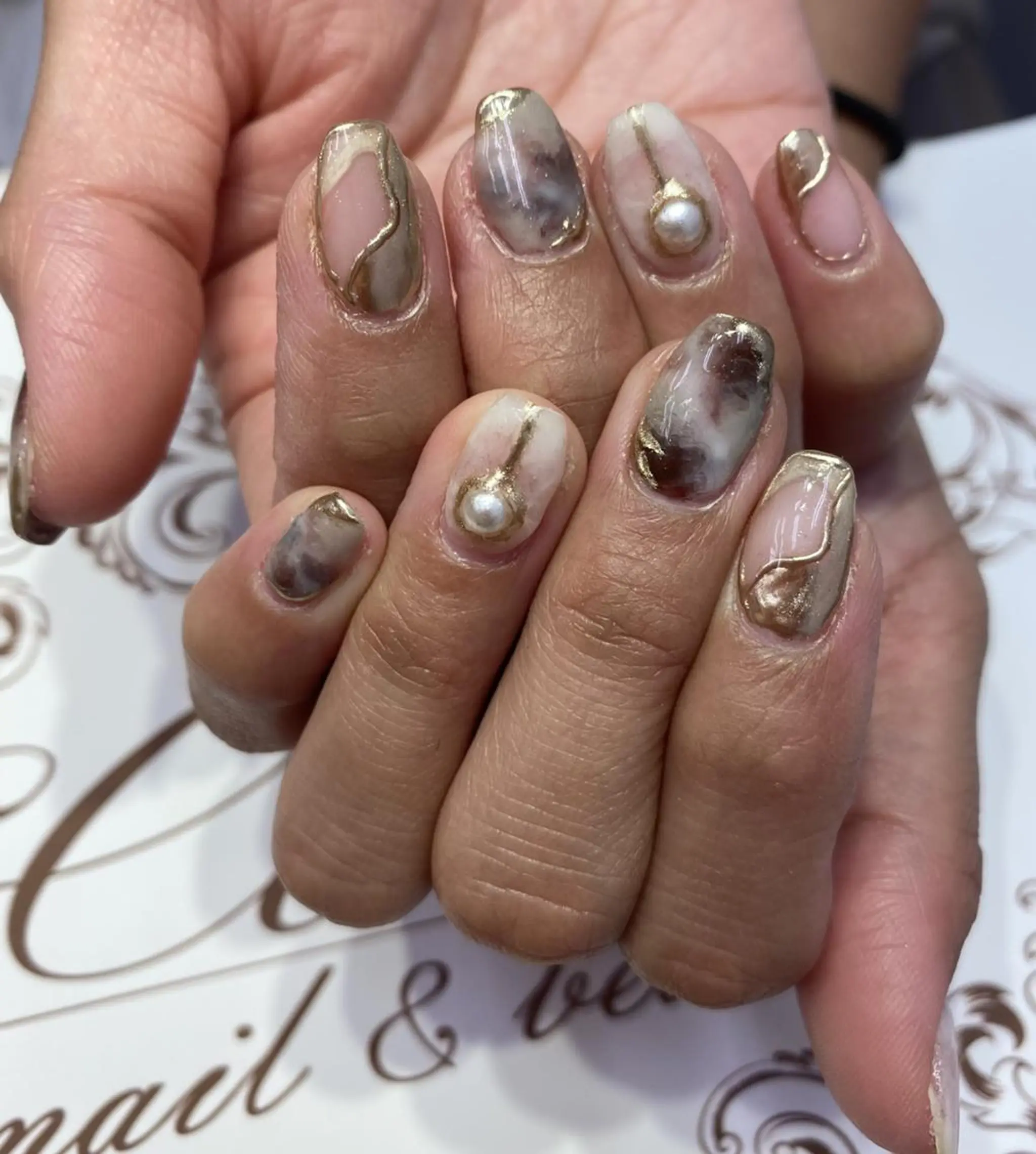 ネイル 持ち込み carinonail ayanoのネイルデザイン