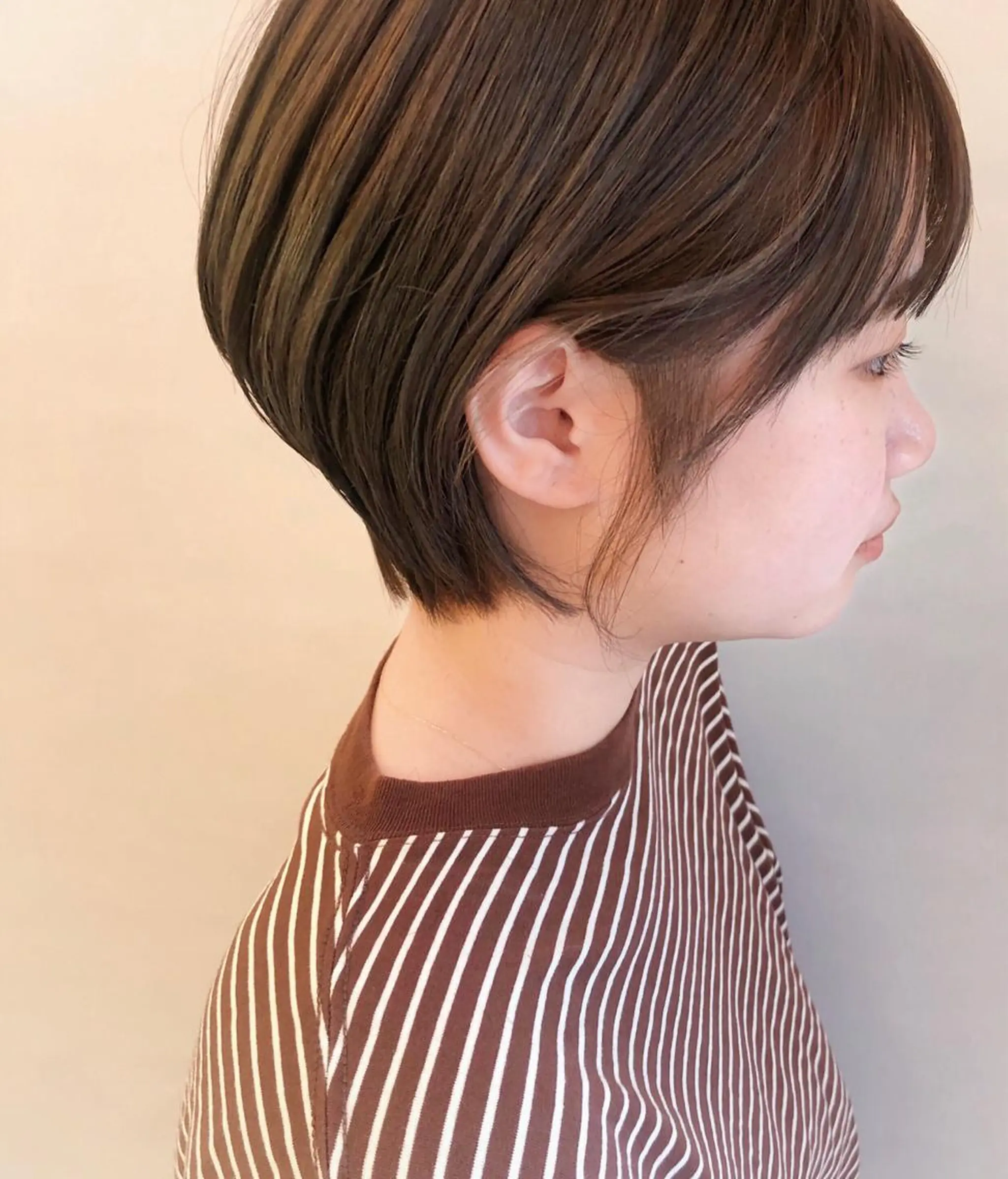 ショート ショートヘア 齋藤 咲のヘアスタイル