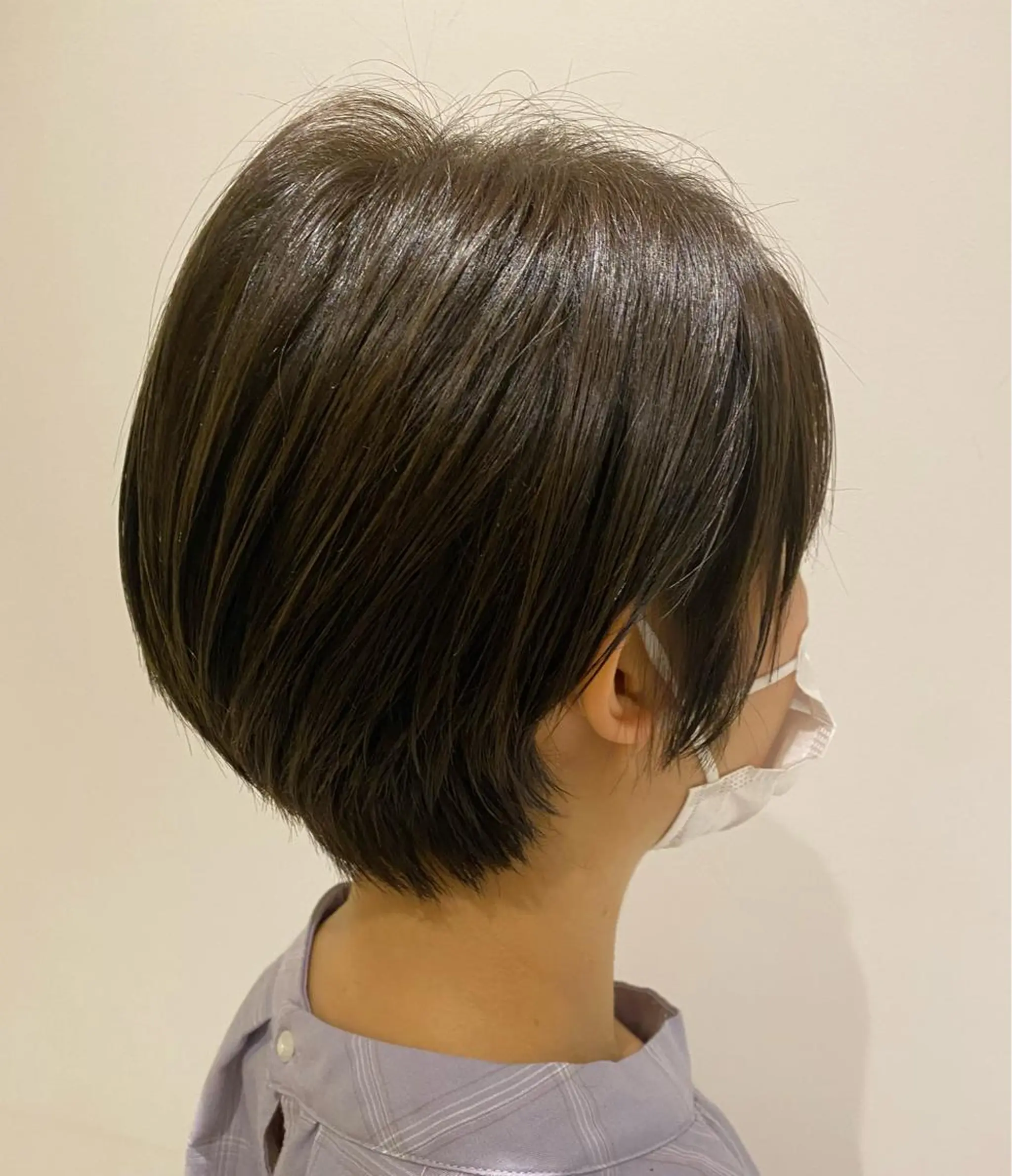 ショート カラー 丸みショート ベージュカラー オリーブベージュ ショートヘア カット ヘアカラー トリートメント 艶髪🌿美髪 大塚礼乃【西荻窪】のヘアスタイル