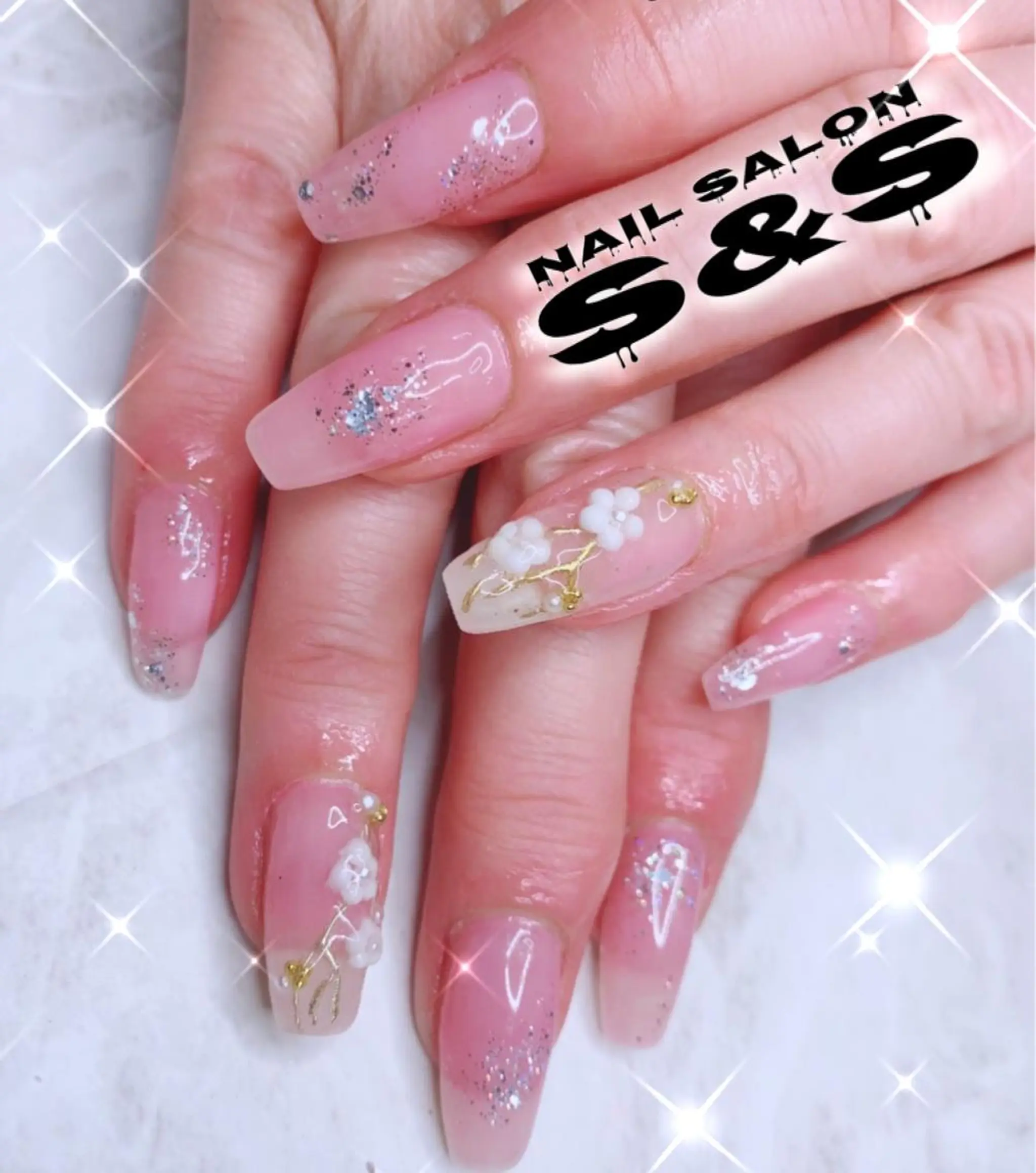 ネイル 長さ出し メンズネイル 持ち込み スカルプネイル S&S 村田小百合のネイルデザイン