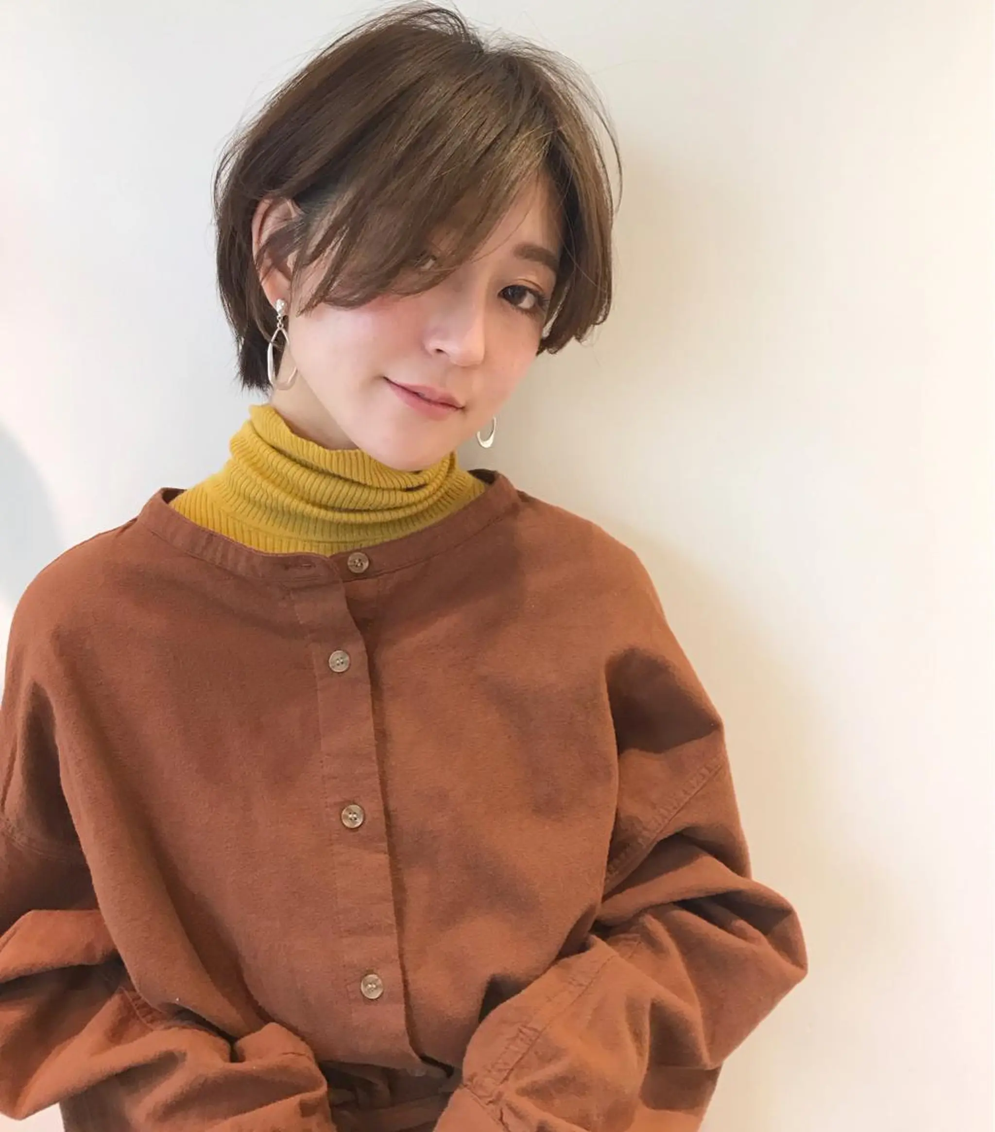 ショート カラー 韓国/髪質改善💘 櫻井かれんのヘアスタイル