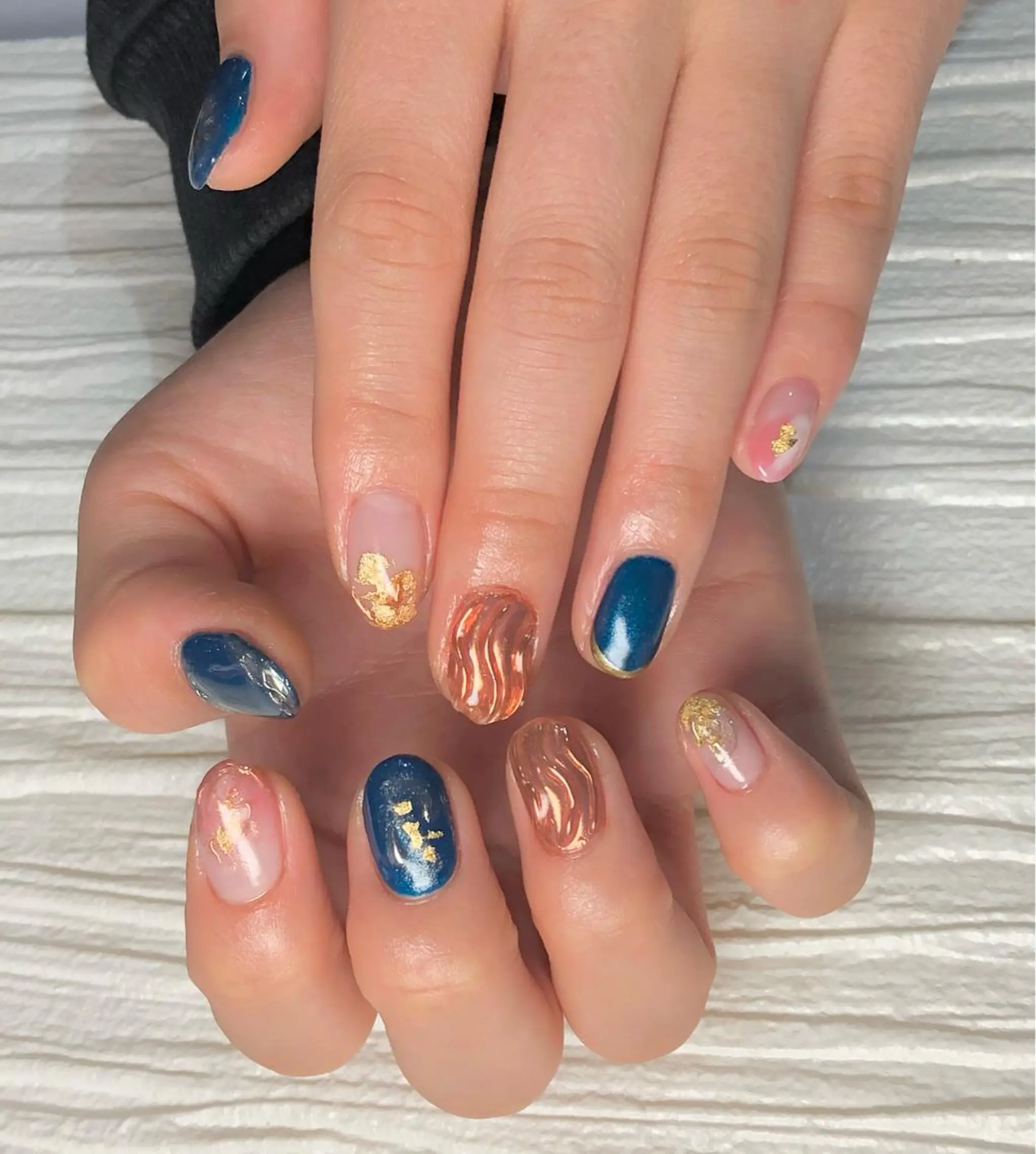 ショート ネイル 🦋Kiyomi. 🦋のネイルデザイン