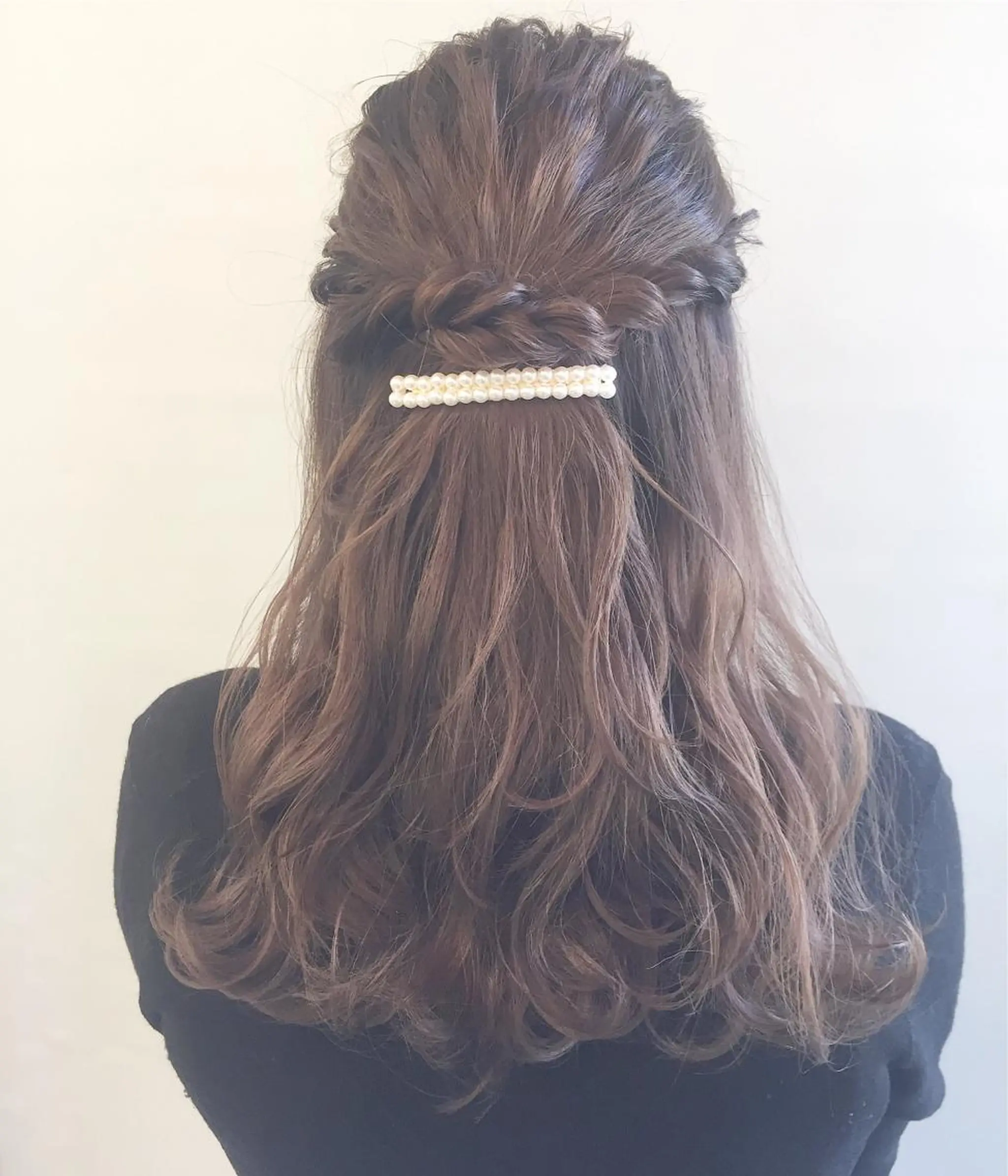 ヘアアレンジ ハーフアップ 齋藤 咲のヘアスタイル