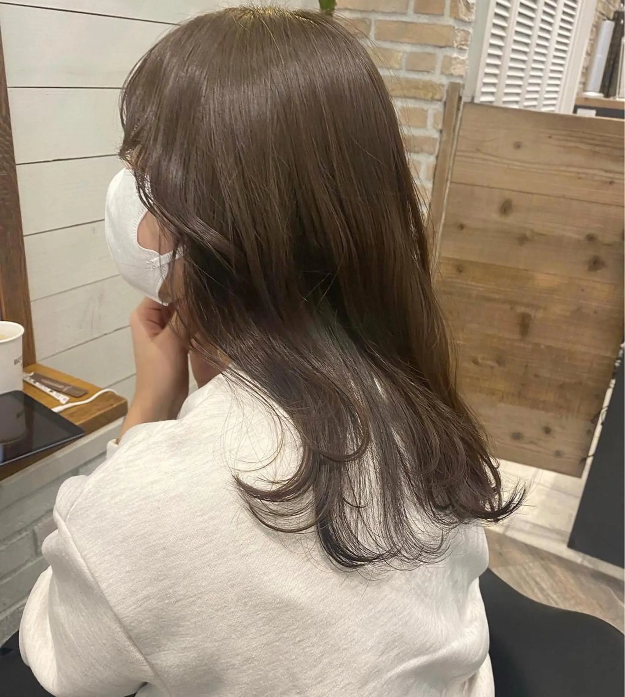 ロング カラー ベージュカラー オリーブベージュ シアーベージュ 🌟アレンジが似合う カラー🌟Rumiのヘアスタイル