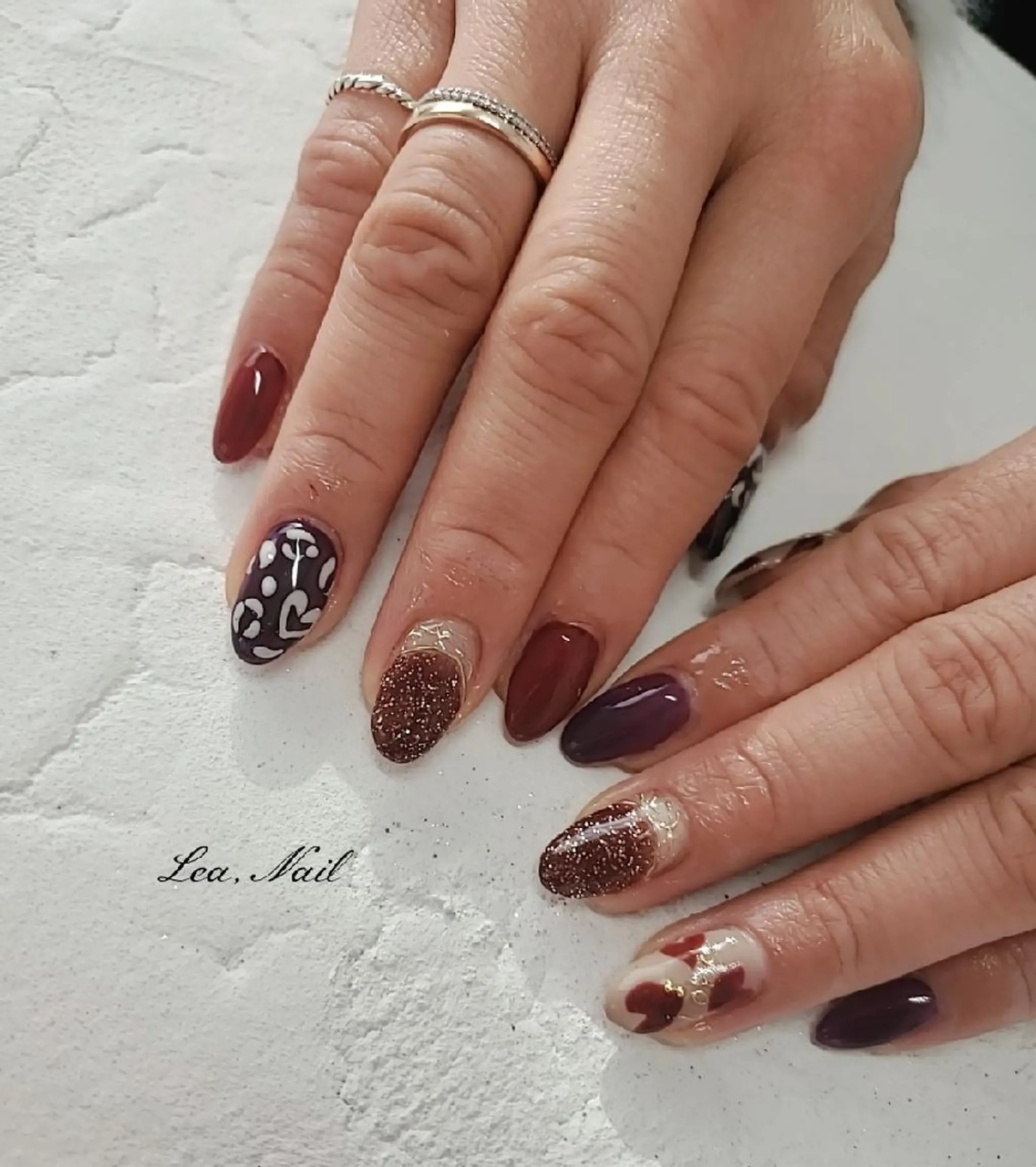 ネイル 持ち込み Lea,Nail所属・松橋 愛のネイルデザイン