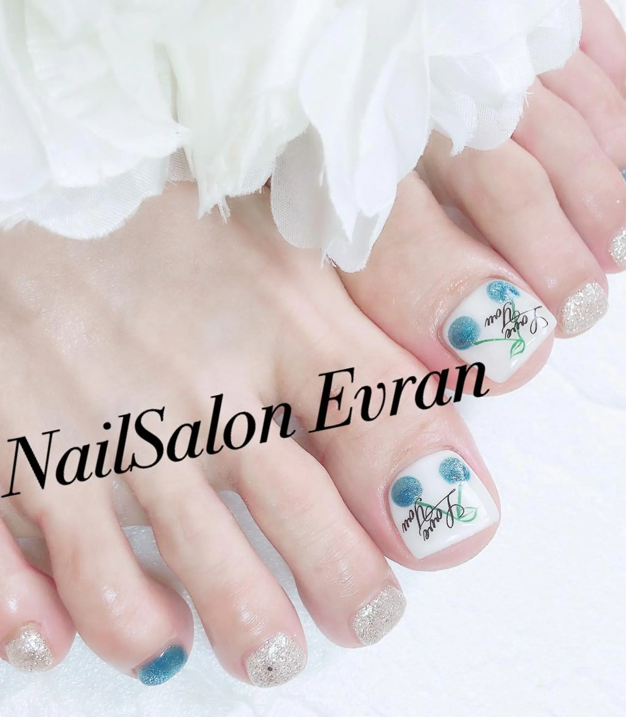 ネイル フットネイル Nail salon Evranのネイルデザイン
