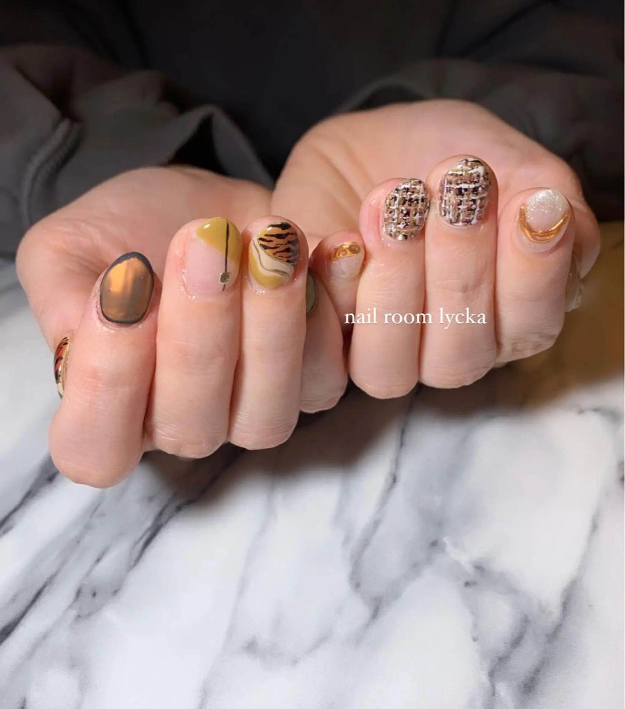 ネイル ﾈｲﾙﾙｰﾑﾘｯｶ 𝐦𝐚𝐲𝐮のネイルデザイン