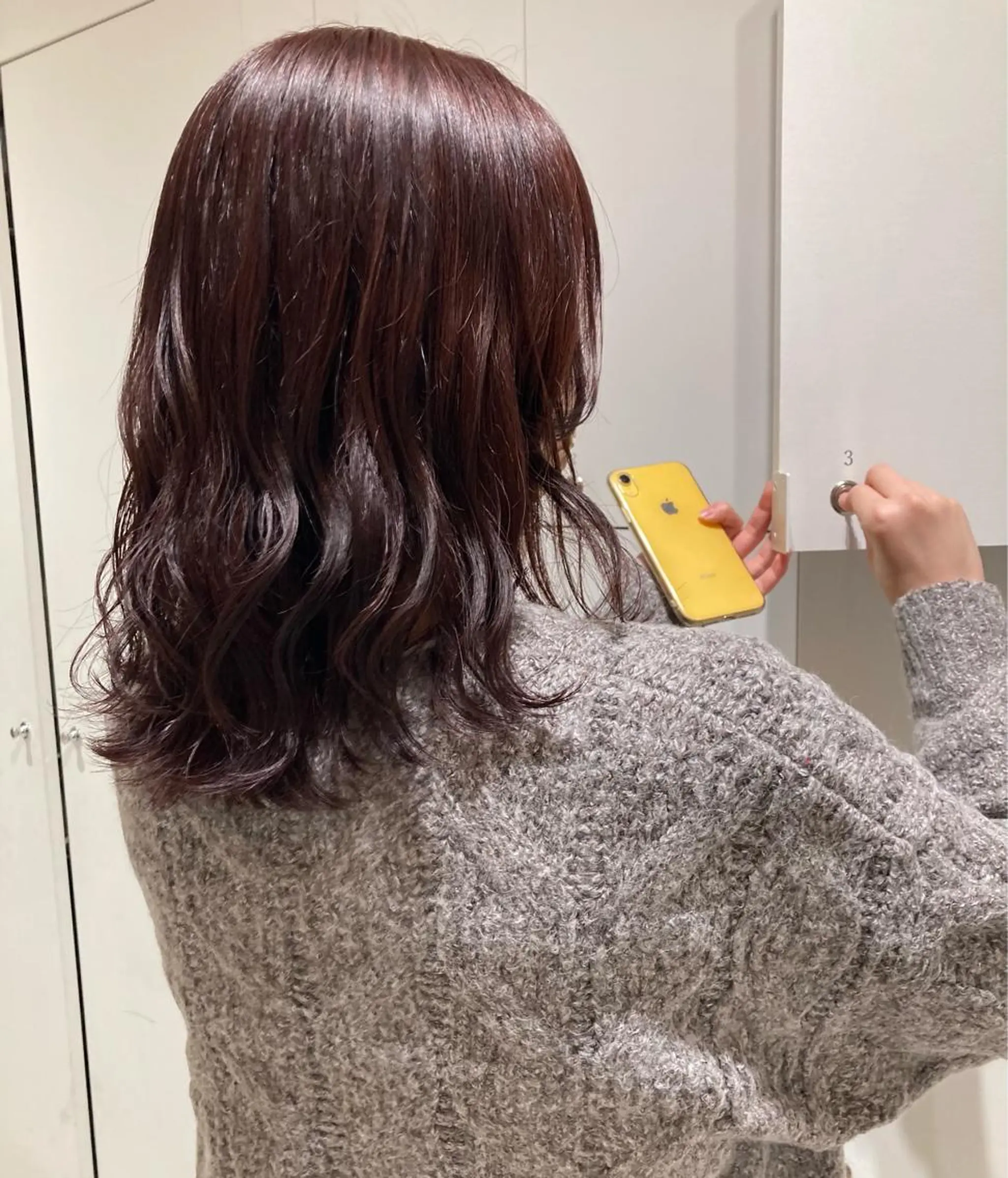 ミディアム カラー ラベンダーカラー ピンクカラー ヘアカラー 透明感カラー🫧 nanohaのヘアスタイル