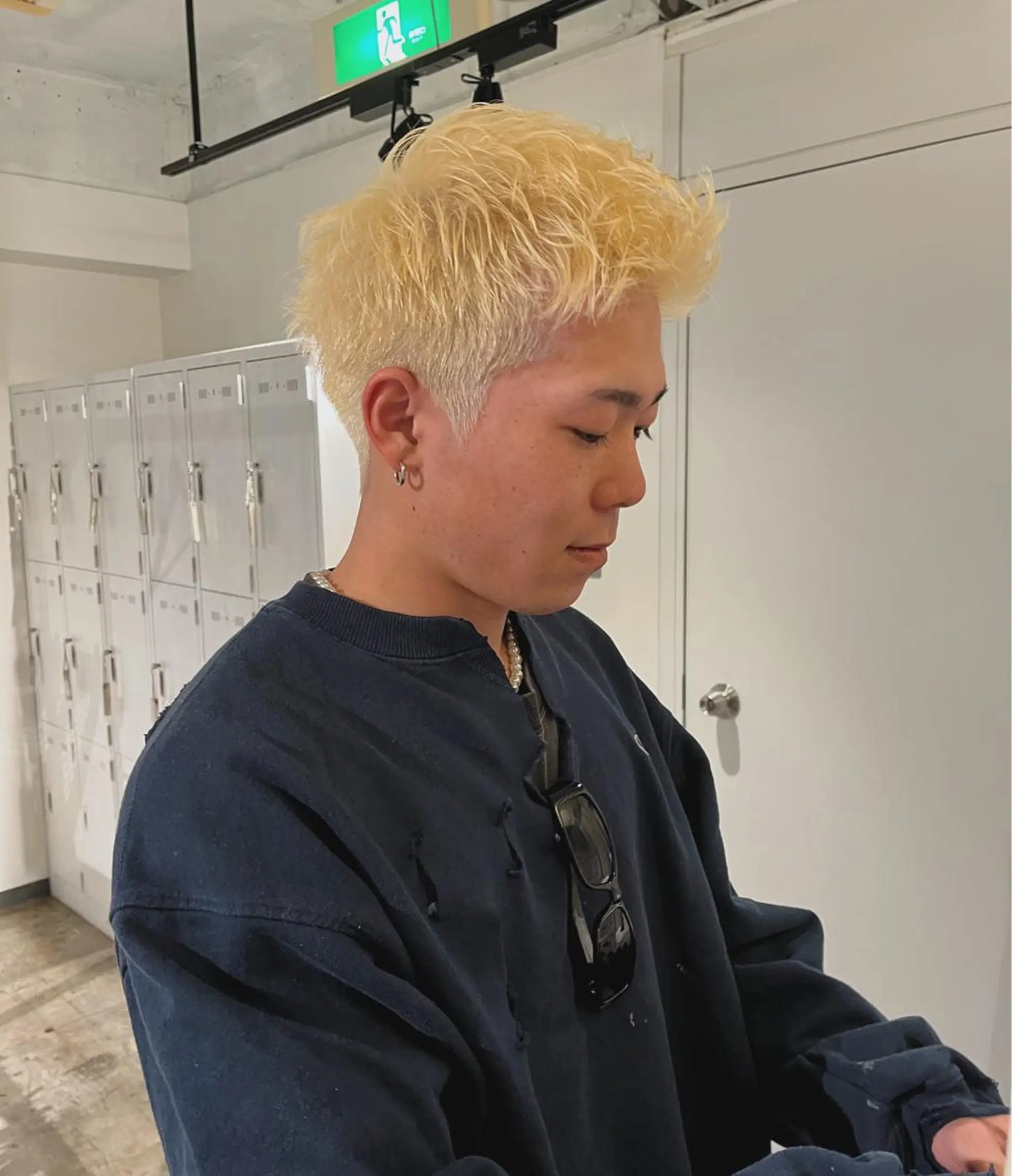 ショート カラー メンズ 🔥メンズ特化美容師 校條 稜大🔥のヘアスタイル