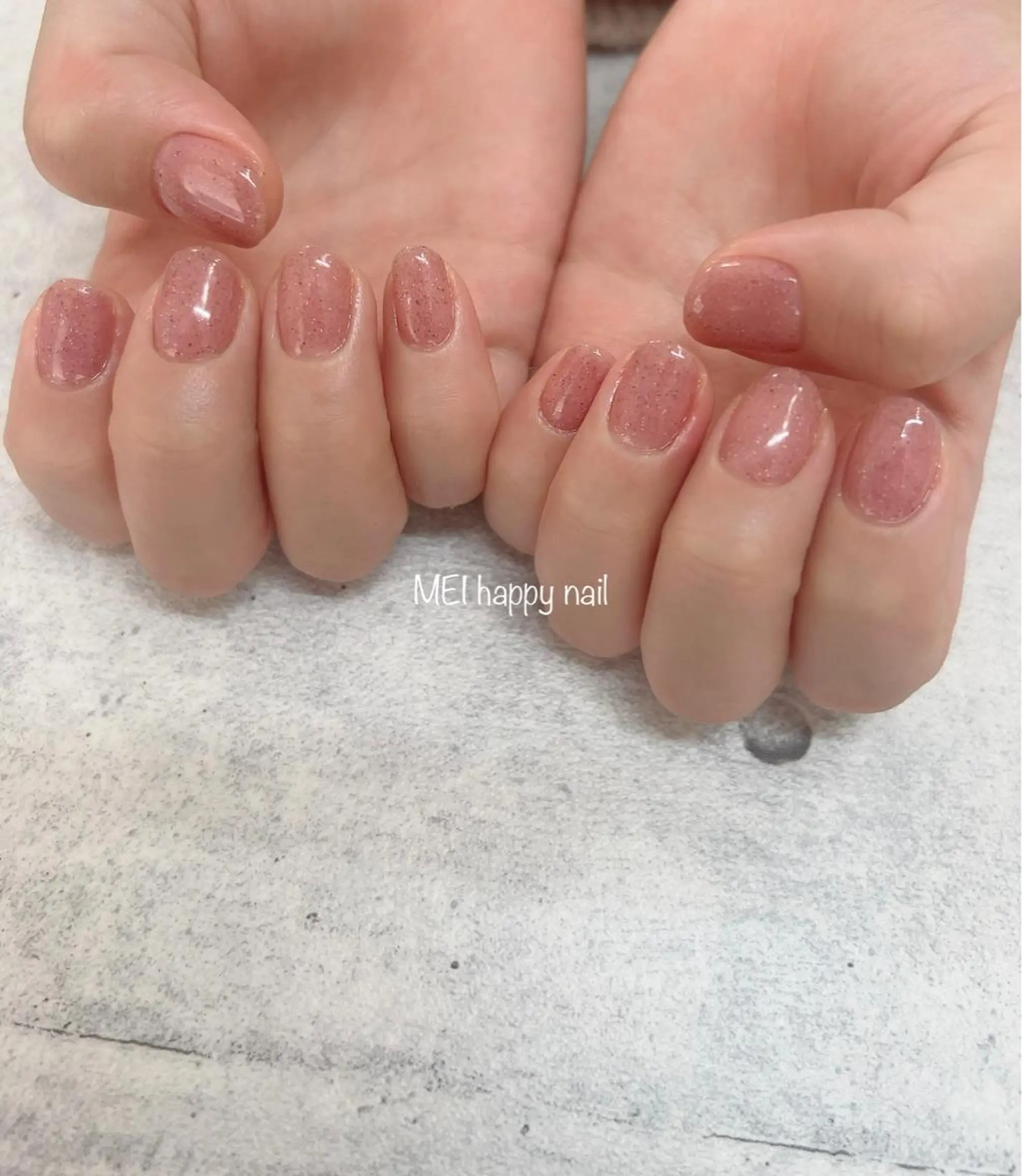 ネイル 北浦和 自爪育成ケアのネイルデザイン