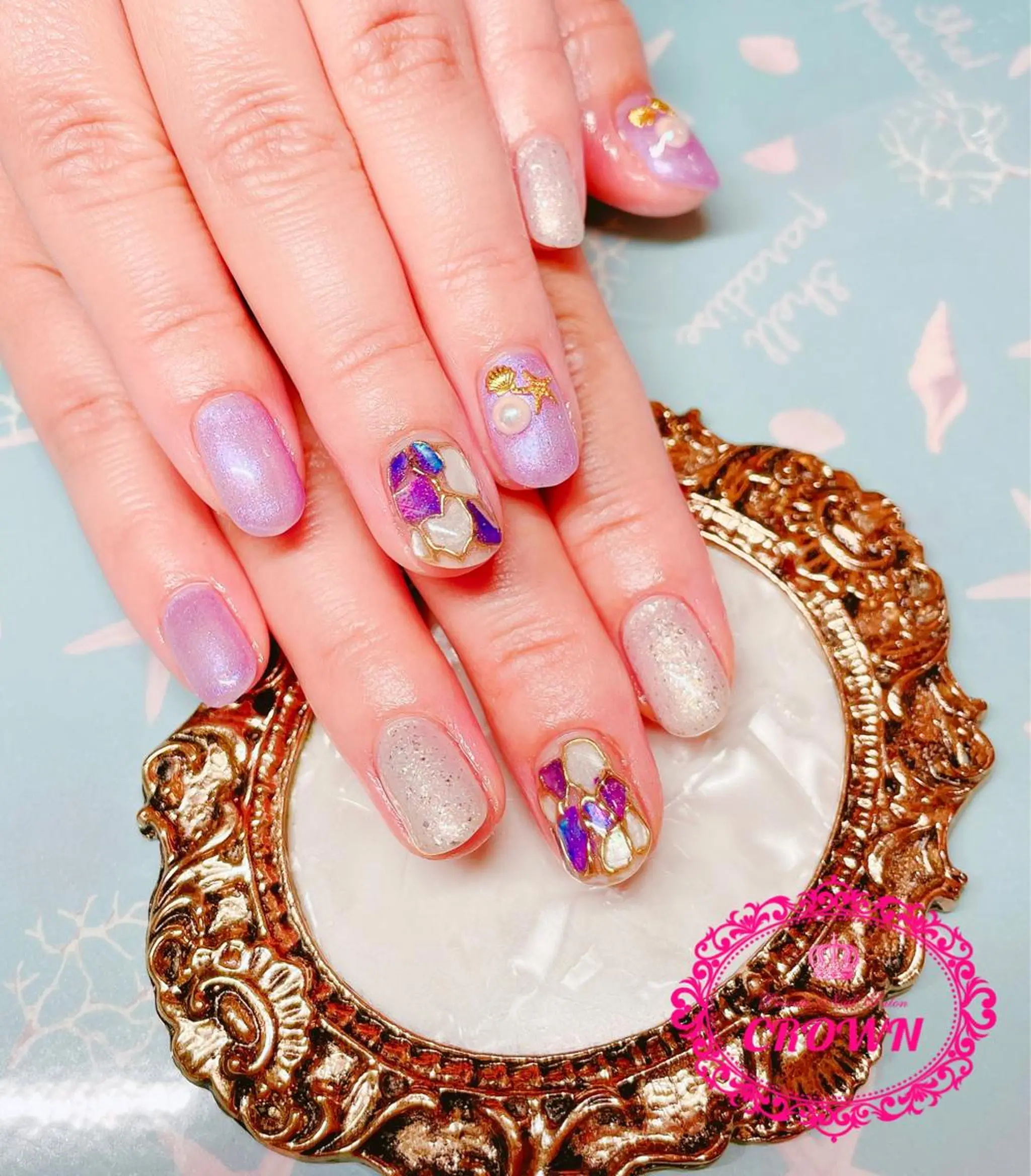 ネイル ハンドネイル CROWN プライベートサロンのネイルデザイン