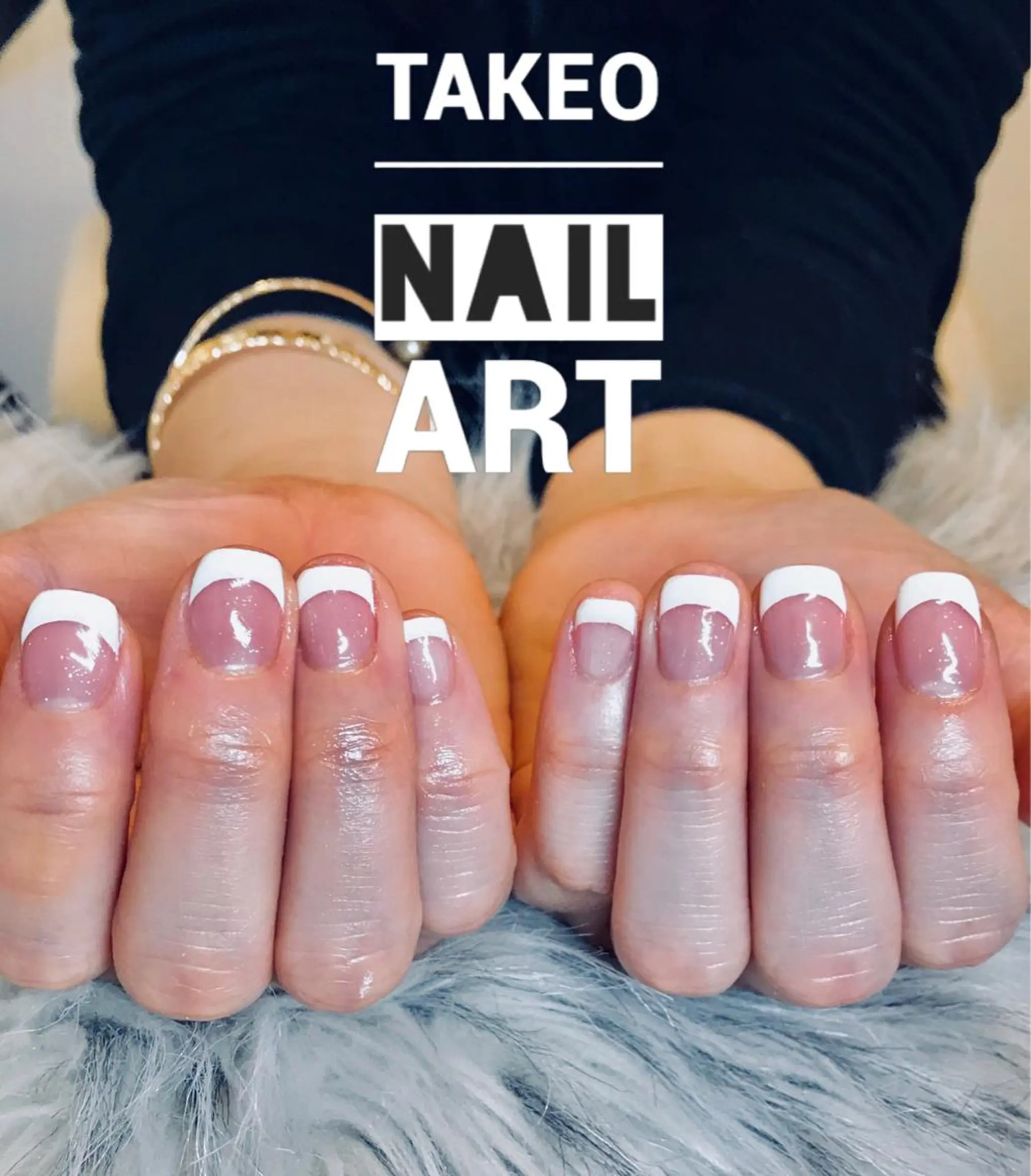 ショート ネイル ショートヘア フレンチネイル ラメ(グリッター) ショートネイル スクエアネイル ハンドネイル ハンドケア nail&eye Aoのマツエク・マツパデザイン
