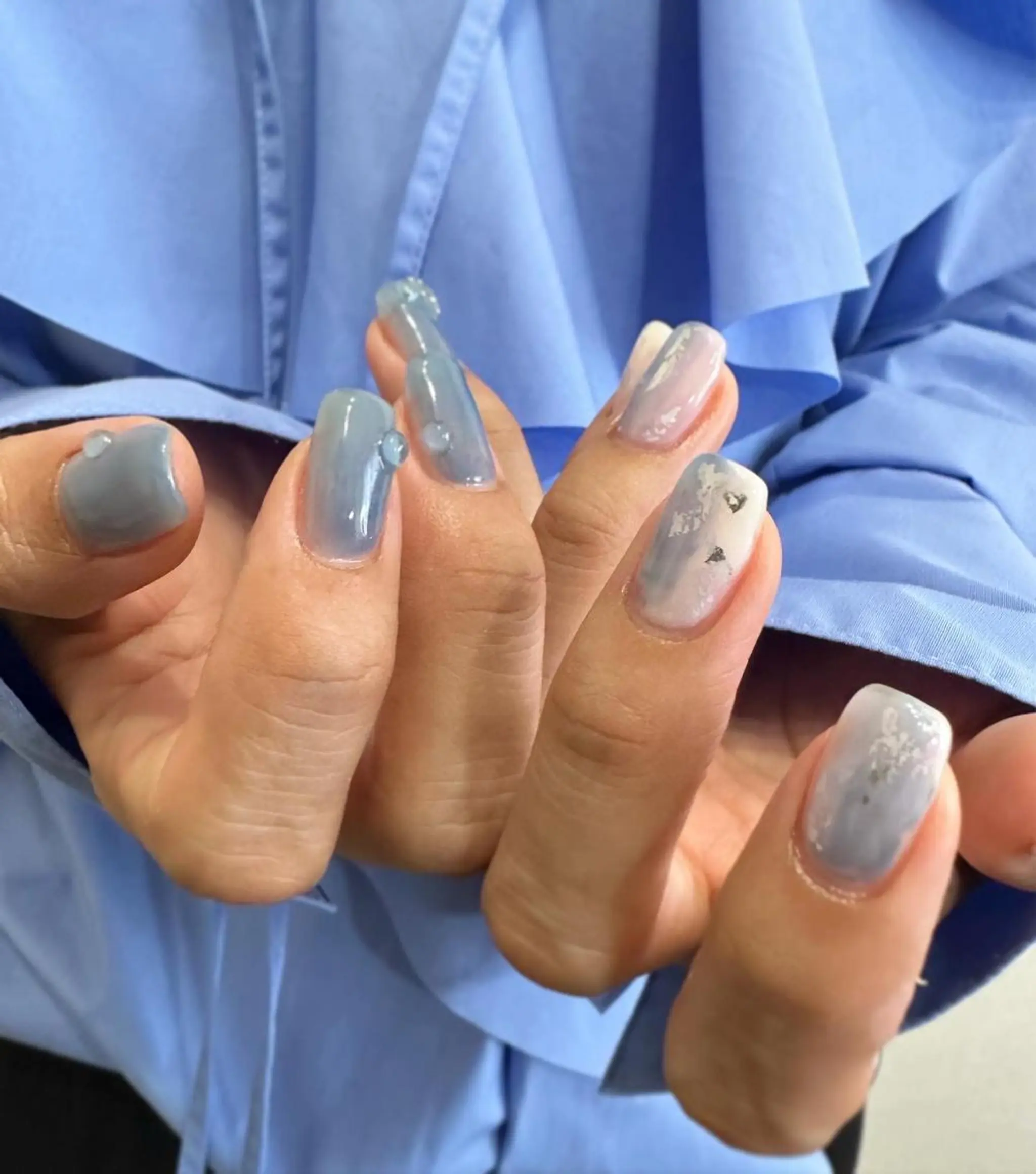 ネイル ハンドネイル フットネイル kiii.__ ✴︎*のネイルデザイン