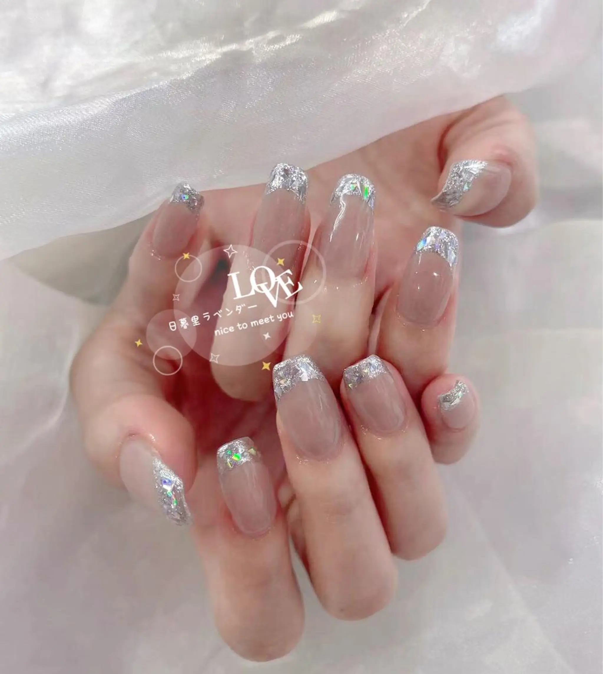 ネイル ラベンダー💖日暮里 ルル💖ネイルのネイルデザイン