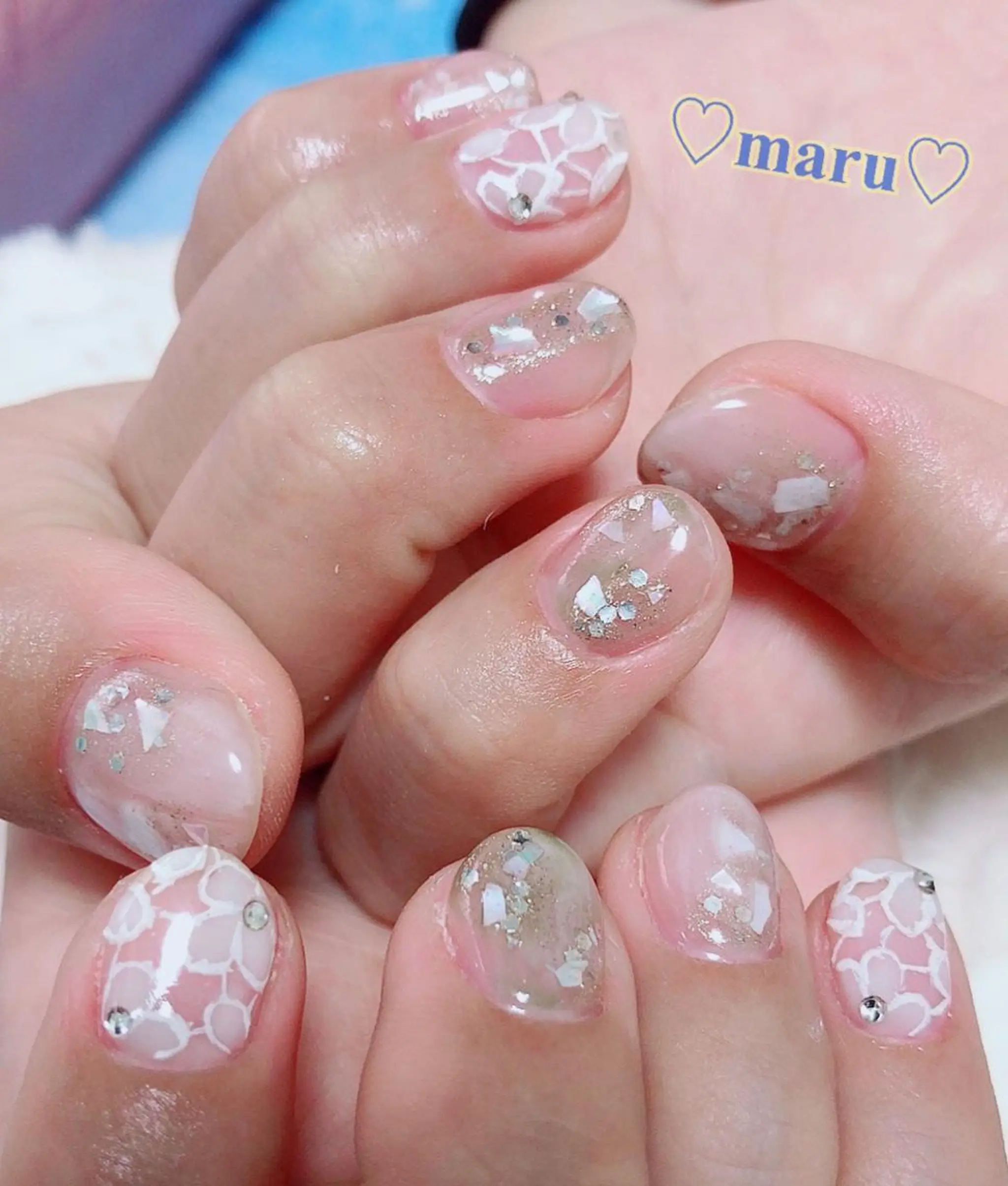 ネイル ハンドネイル フットネイル まるみ ♡のネイルデザイン