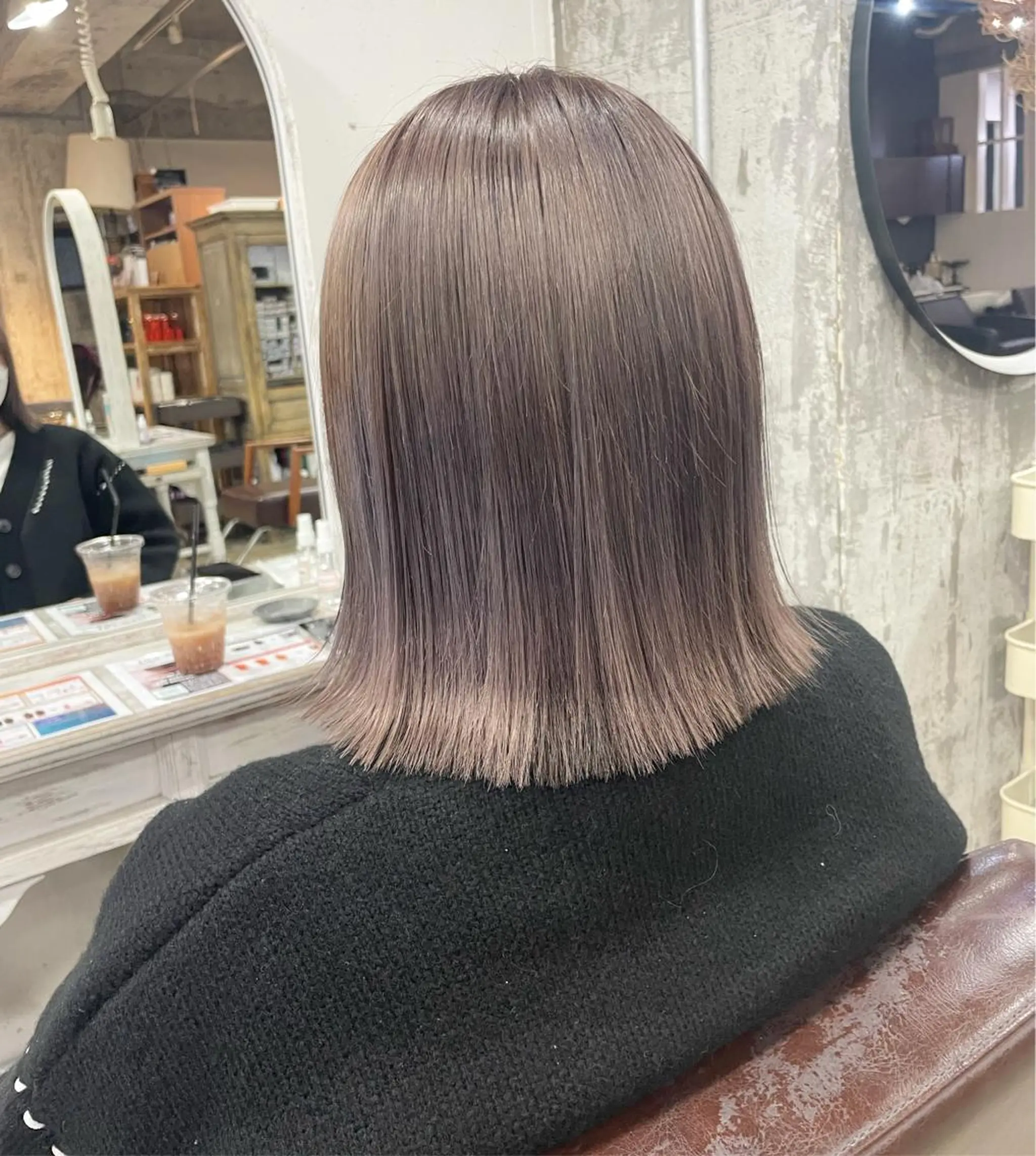 ミディアム カラー 🫧🇰🇷韓国ヘア レイヤー🐺Yutaのヘアスタイル