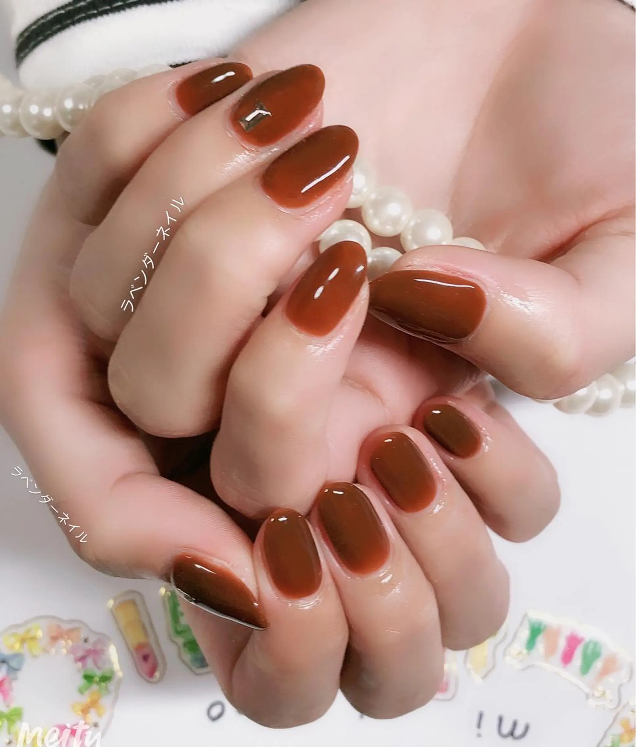 ネイル ラベンダー💖日暮里 ルル💖ネイルのネイルデザイン