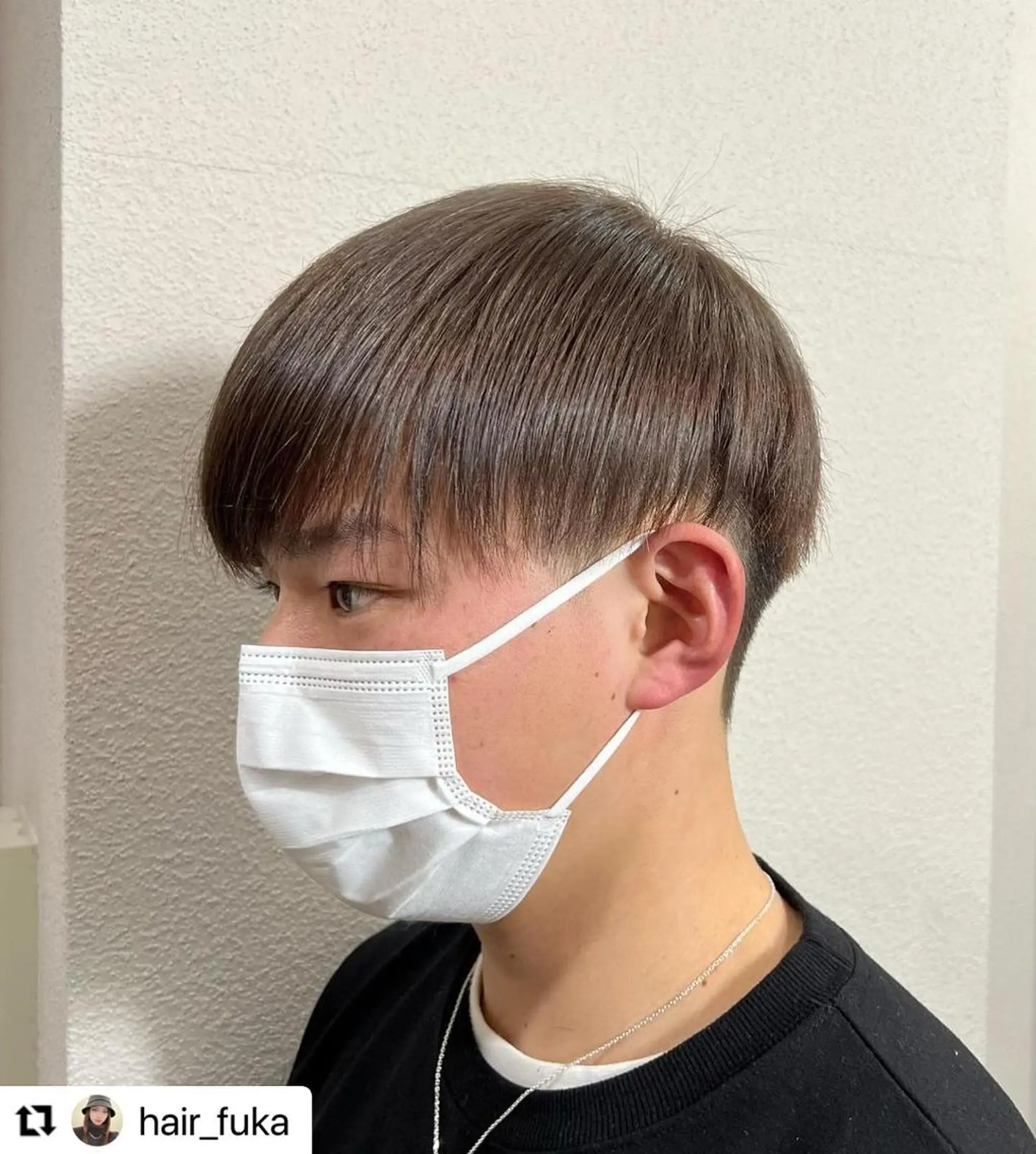 ミディアム カラー メンズ ベージュカラー ダブルカラー グレージュ 🩷Eny terrace🩷のヘアスタイル