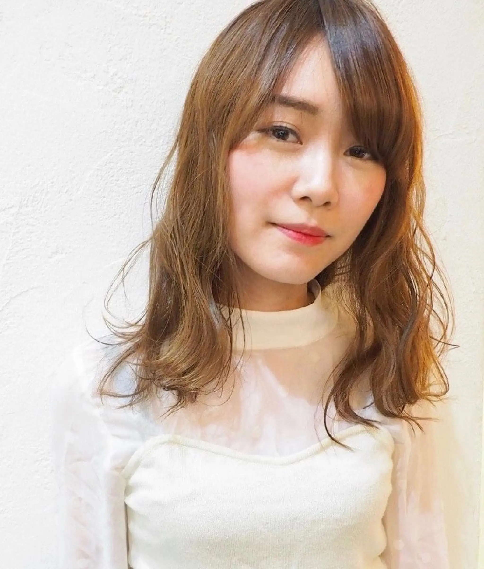 セミロング キノシタ ナオユキのヘアスタイル