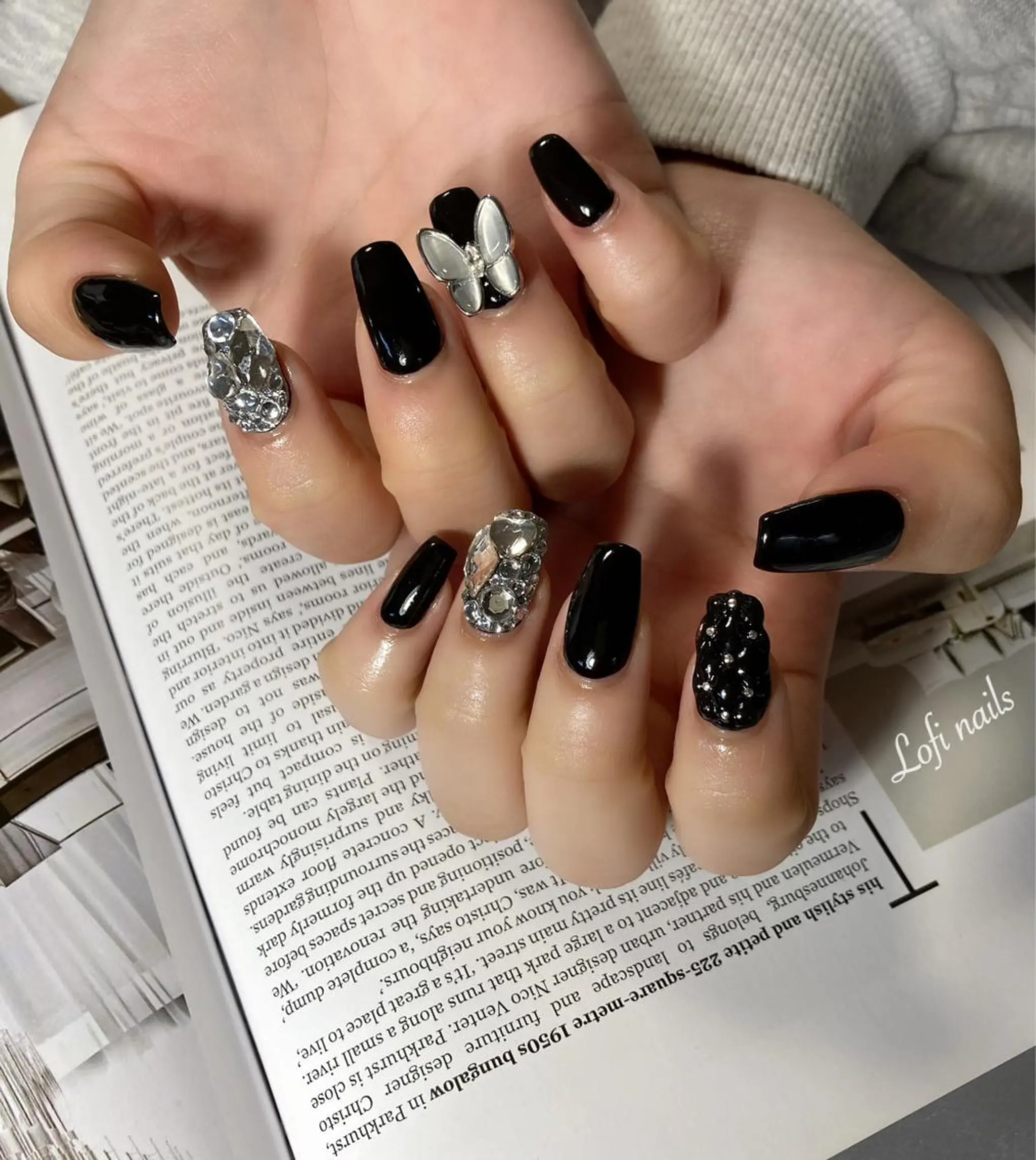 セミロング ネイル Lofi nails ゆきこのネイルデザイン