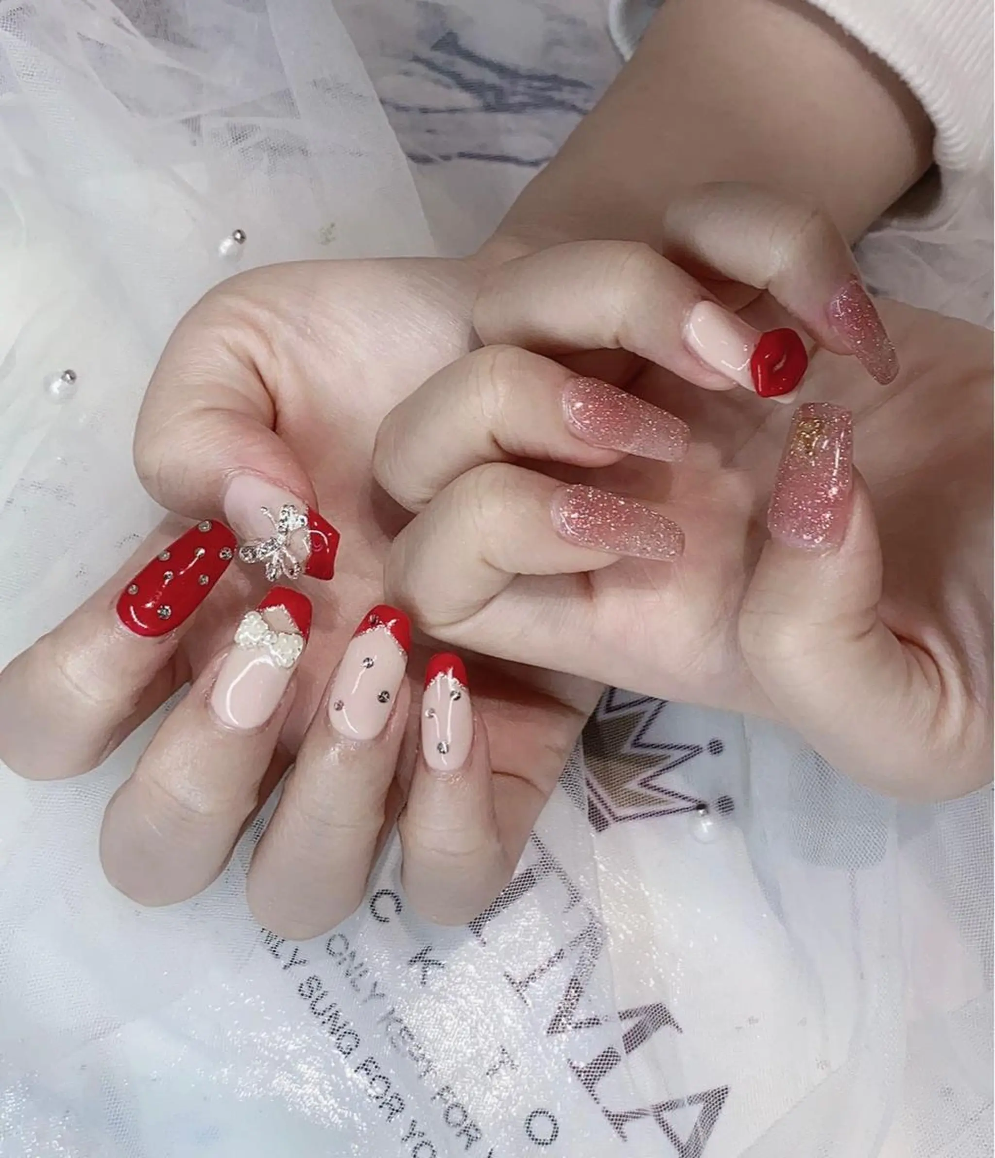 ネイル 長さだし専門店 M2　rikaのネイルデザイン