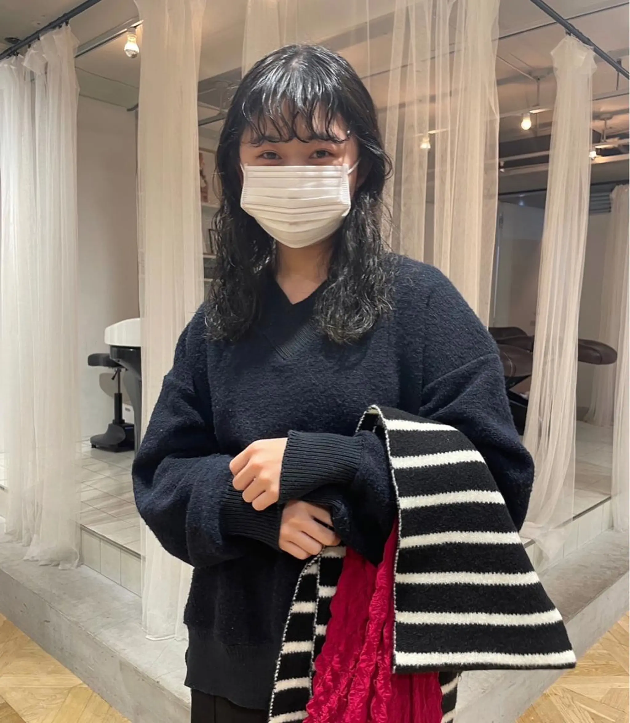 ミディアム パーマ ミディアムパーマ chiharu ボブ/レイヤーのヘアスタイル